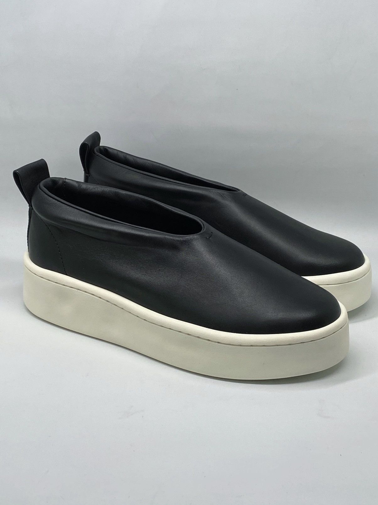 Jil Sander Jil Sander 38MM Leather Platform Slip-On Sneakers size 41 Size US 11 / IT 41 - 3 Thumbnail