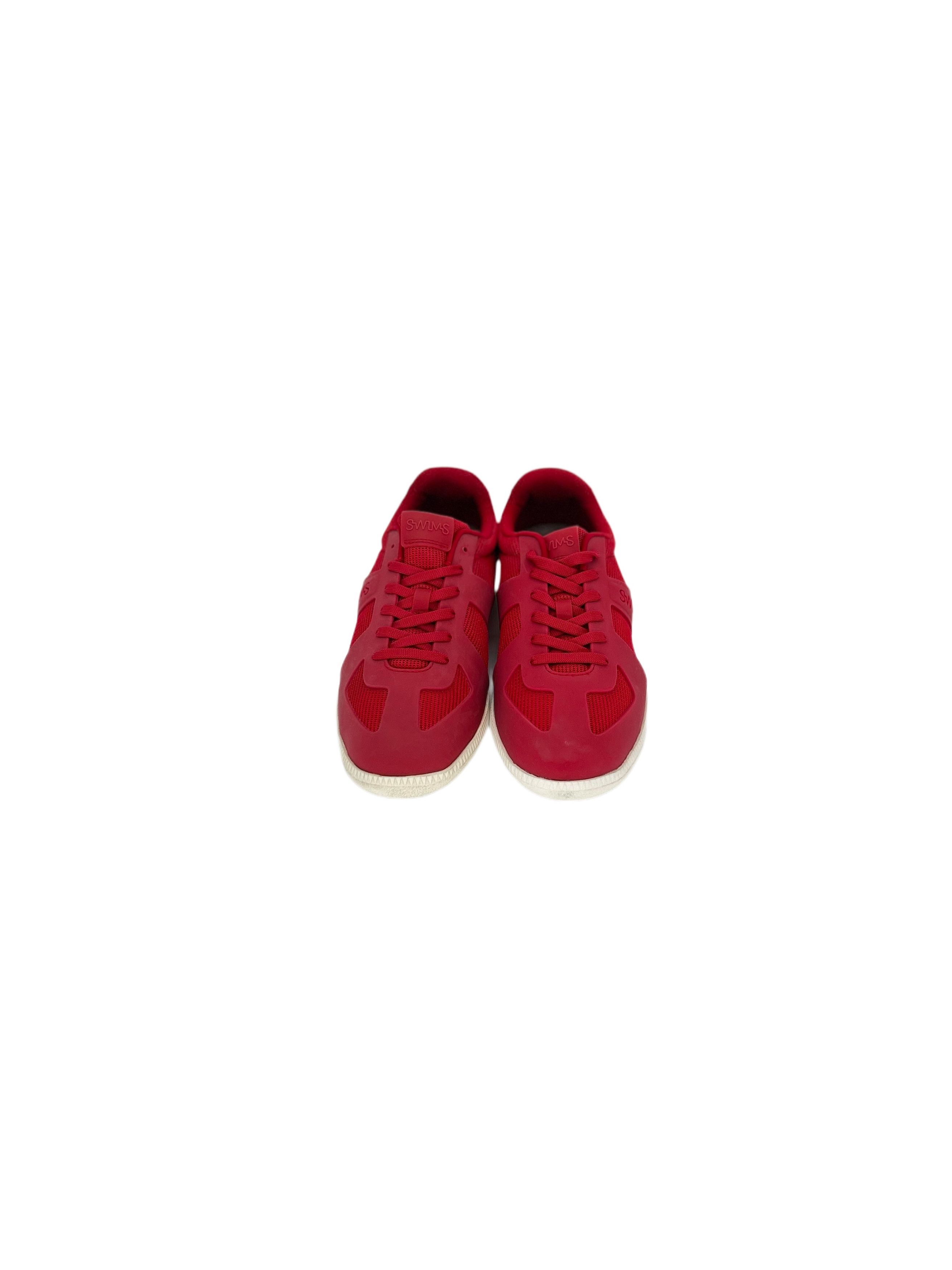Swims Red & White Luca Mesh Low Trainers Sneakers Size US 8 / EU 41 - 4 Thumbnail