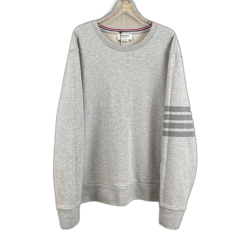 Thom Browne Thom Browne Grey Knit Sweatshirt Size US XL / EU 56 / 4 - 1 Thumbnail