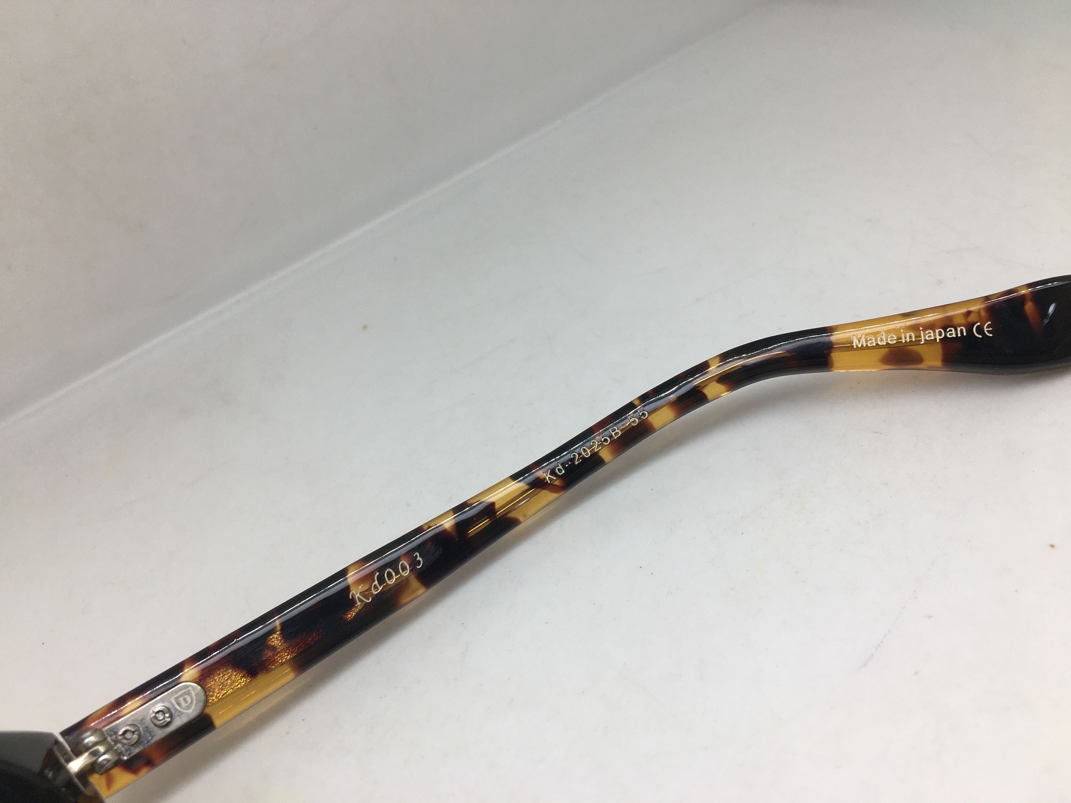 Vintage Khoty Handmade Tortoise Round Sunglasses Frame Japan Size ONE SIZE - 4 Thumbnail