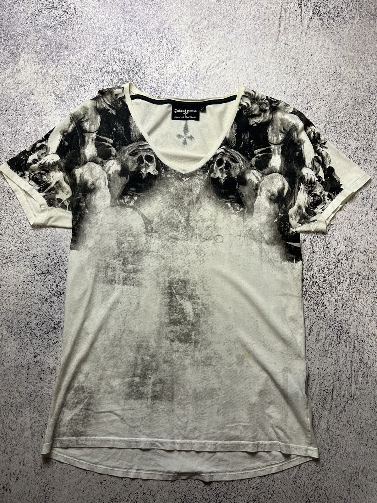 Vintage Vintage Judas Sinned Affliction Style Skeletons Streetwear Size US M / EU 48-50 / 2 - 3 Thumbnail