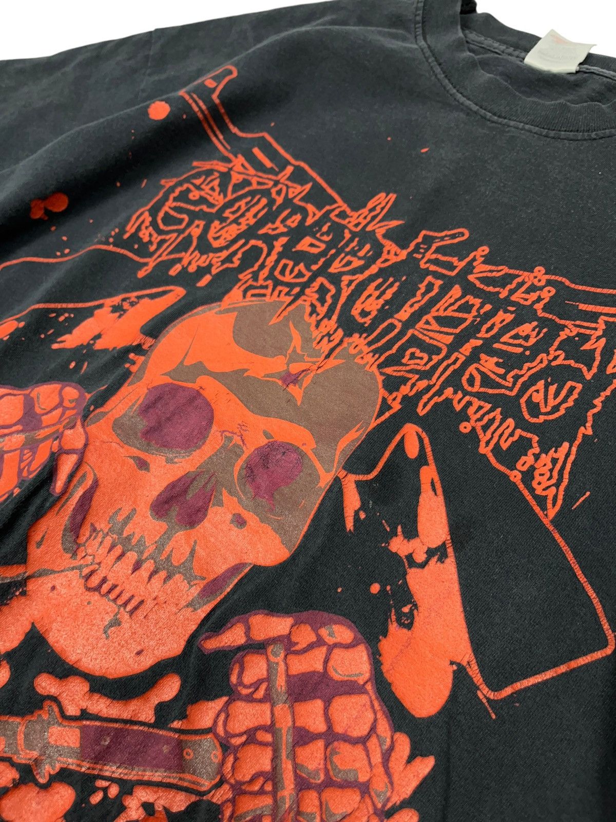 Band Tees × Vintage Vintage 00s Gorerotted Death Grindcore Band T-shirt Size US M / EU 48-50 / 2 - 5 Thumbnail