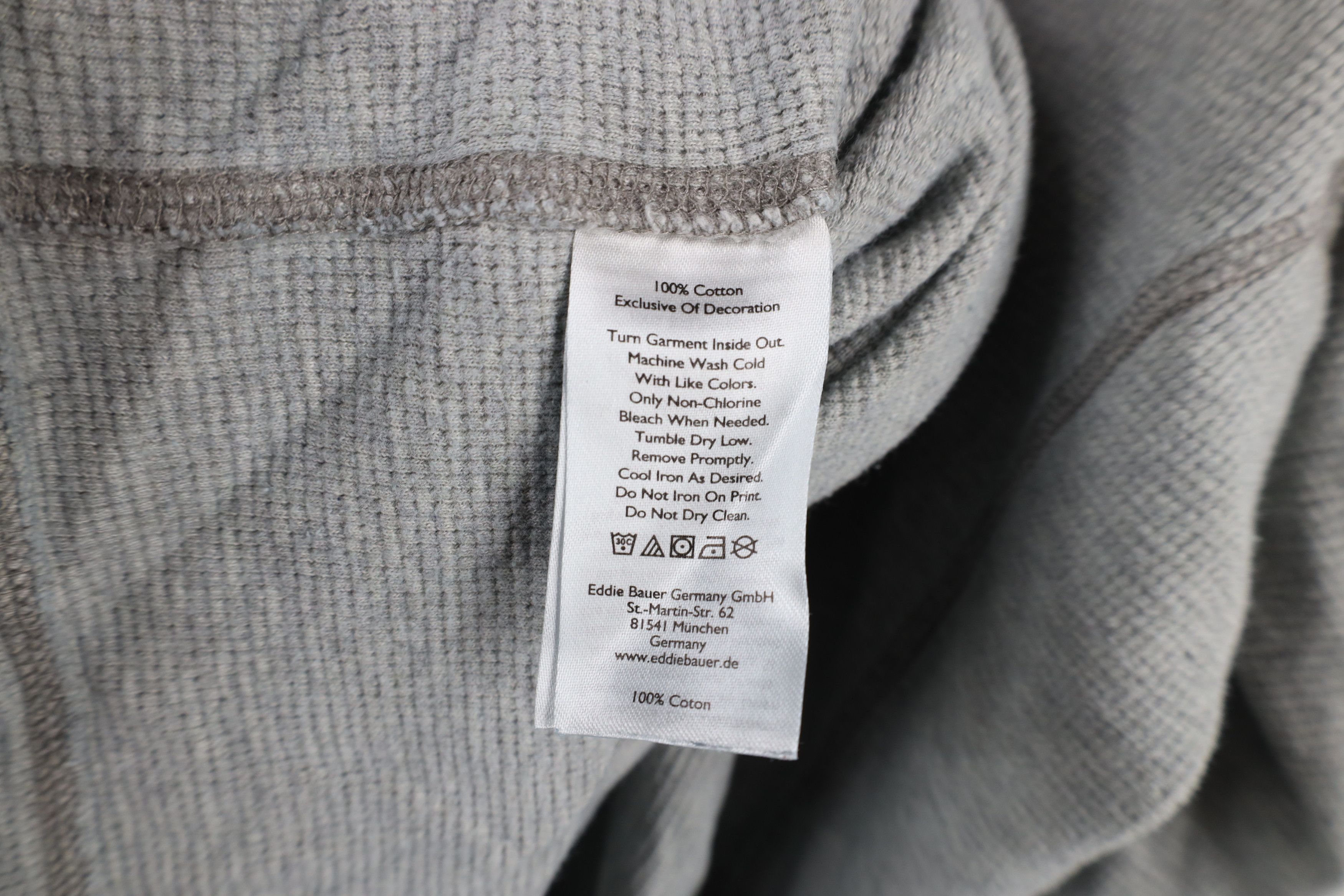 Eddie Bauer × Vintage Vintage Y2K Eddie Bauer Knit Long Sleeve Henley T-Shirt Size US XXL / EU 58 / 5 - 10 Thumbnail