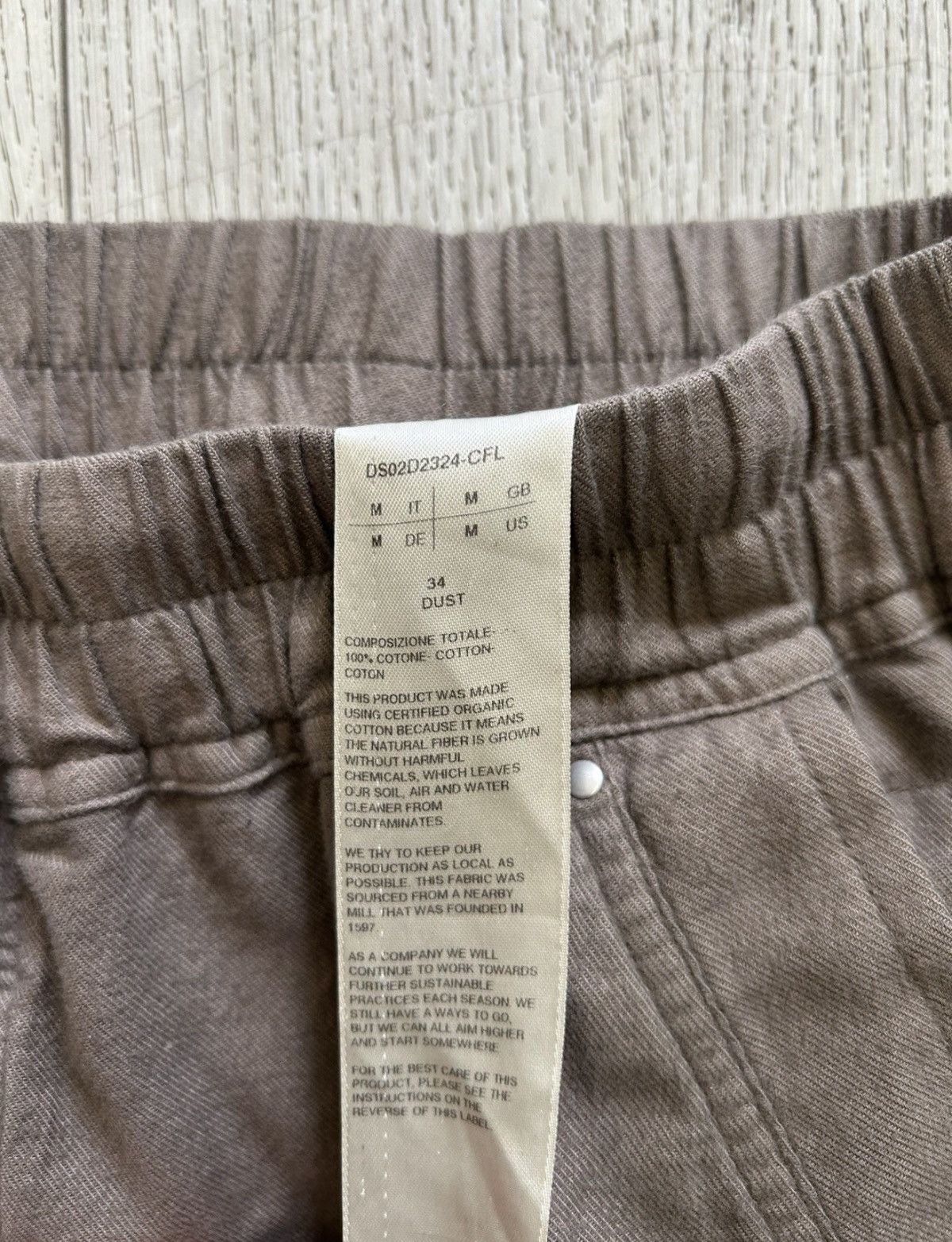 Rick Owens Rick Owens Bela Cargos “Dust” Size US 34 / EU 50 - 3 Thumbnail