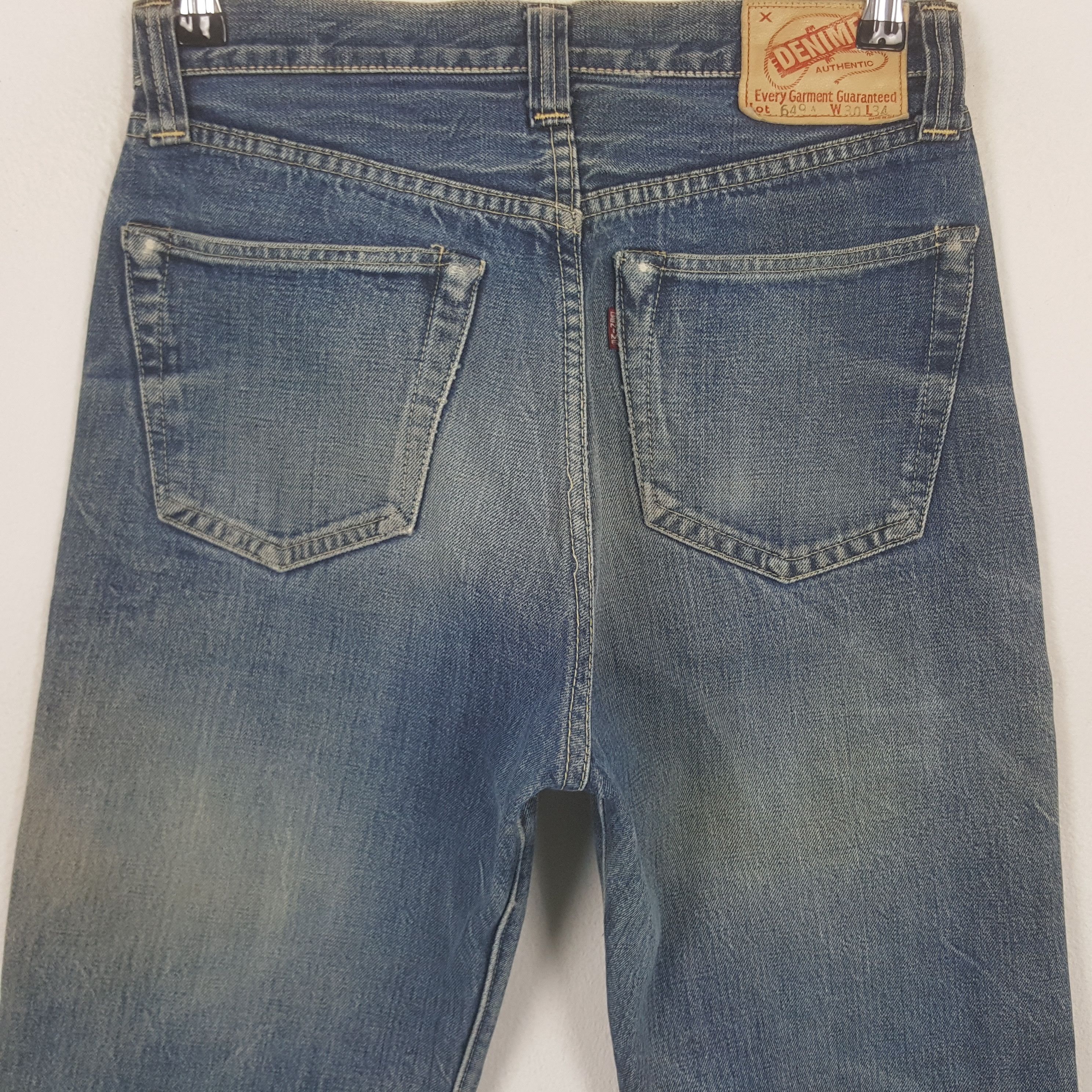 Denime Vintage Denime Selvedge Japanese Denim Jeans Size US 29 - 5 Thumbnail