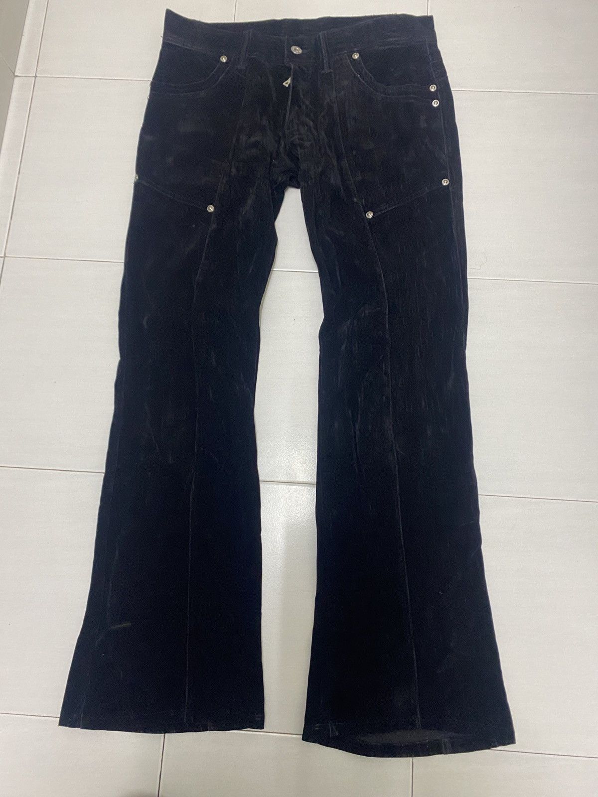 Semantic Design double pocket black velvet
