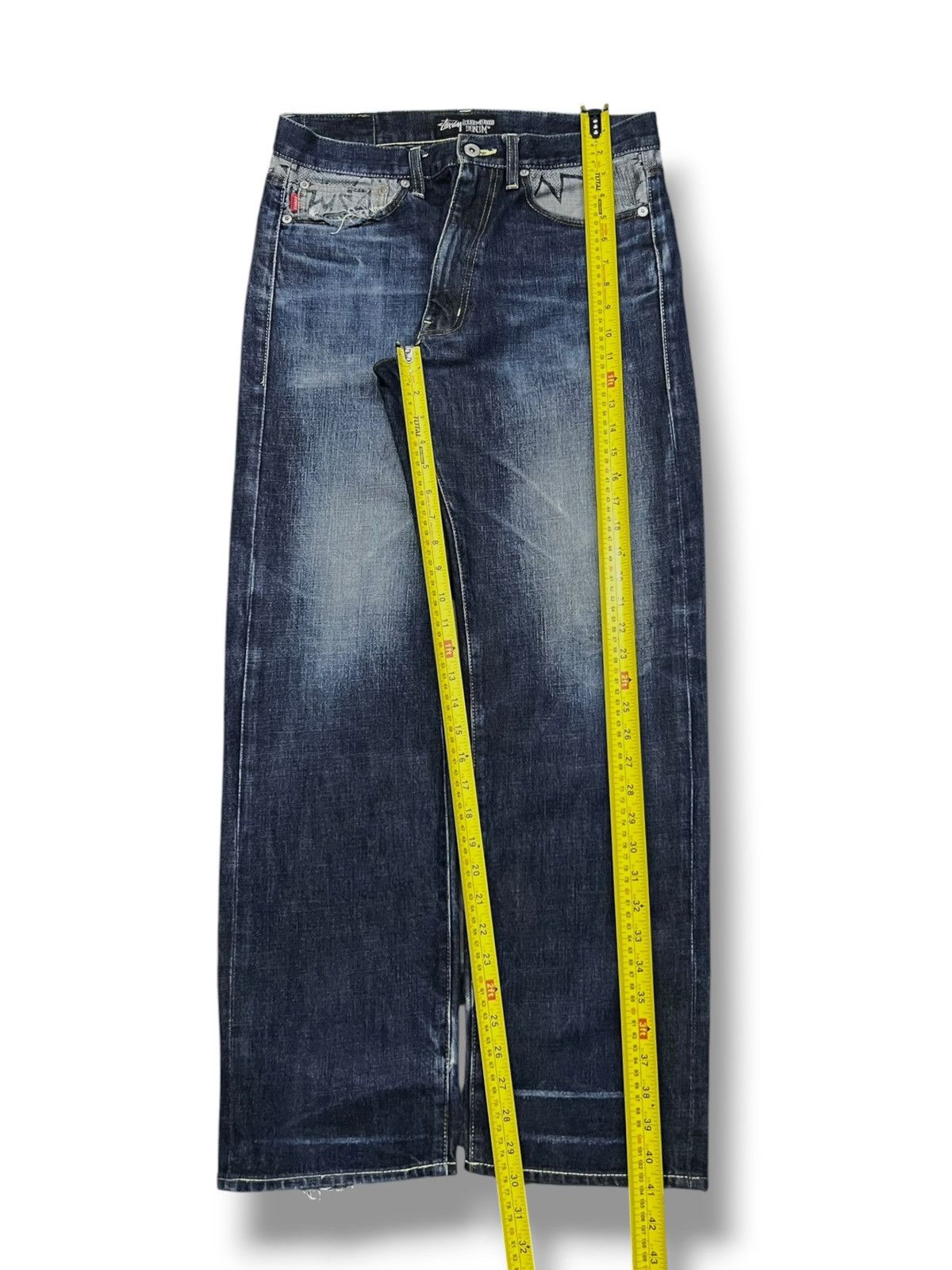 Stussy Vintage Stussy Japan Rough & Rugged Art Design Size US 31 - 18 Thumbnail
