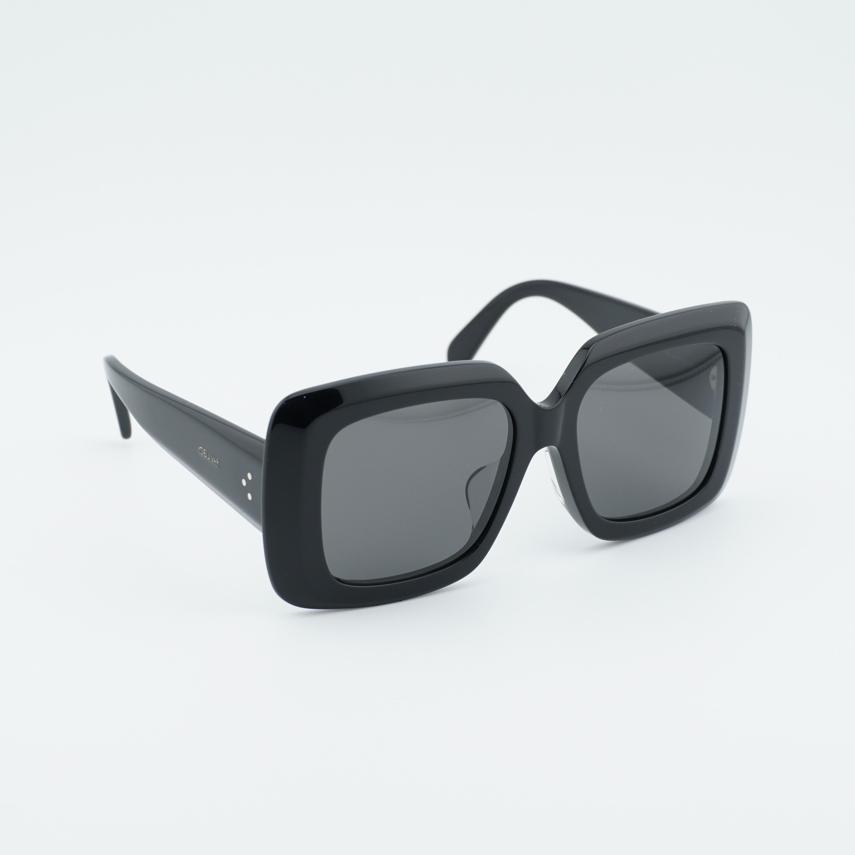 Celine Celine CL40263F 01A Sunglasses Black Square Frame Size ONE SIZE - 7 Thumbnail