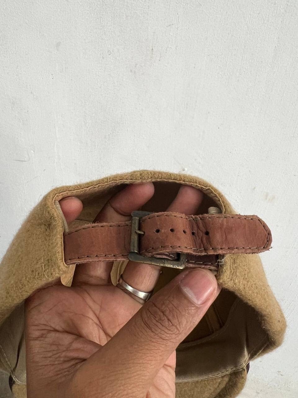 Vintage Vintage Leather Hat Size ONE SIZE - 11 Thumbnail