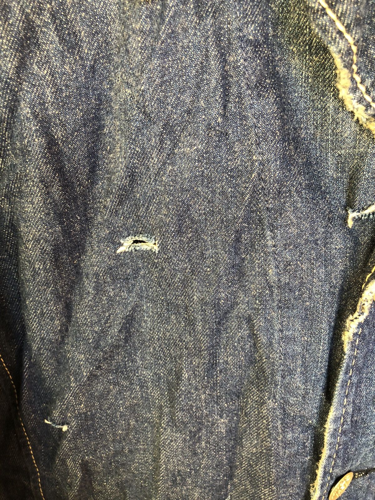 Levi's Vintage Levi’s Redloop Distressed Punk Style Denim Jacket Size US L / EU 52-54 / 3 - 6 Thumbnail