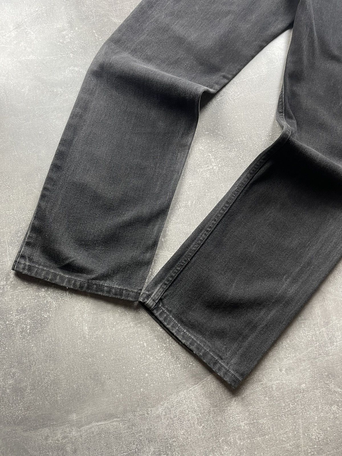 Levi's Levi Strauss & Co. 505 Regular Fit Black Denim Jeans 2000’s Size US 29 - 3 Thumbnail