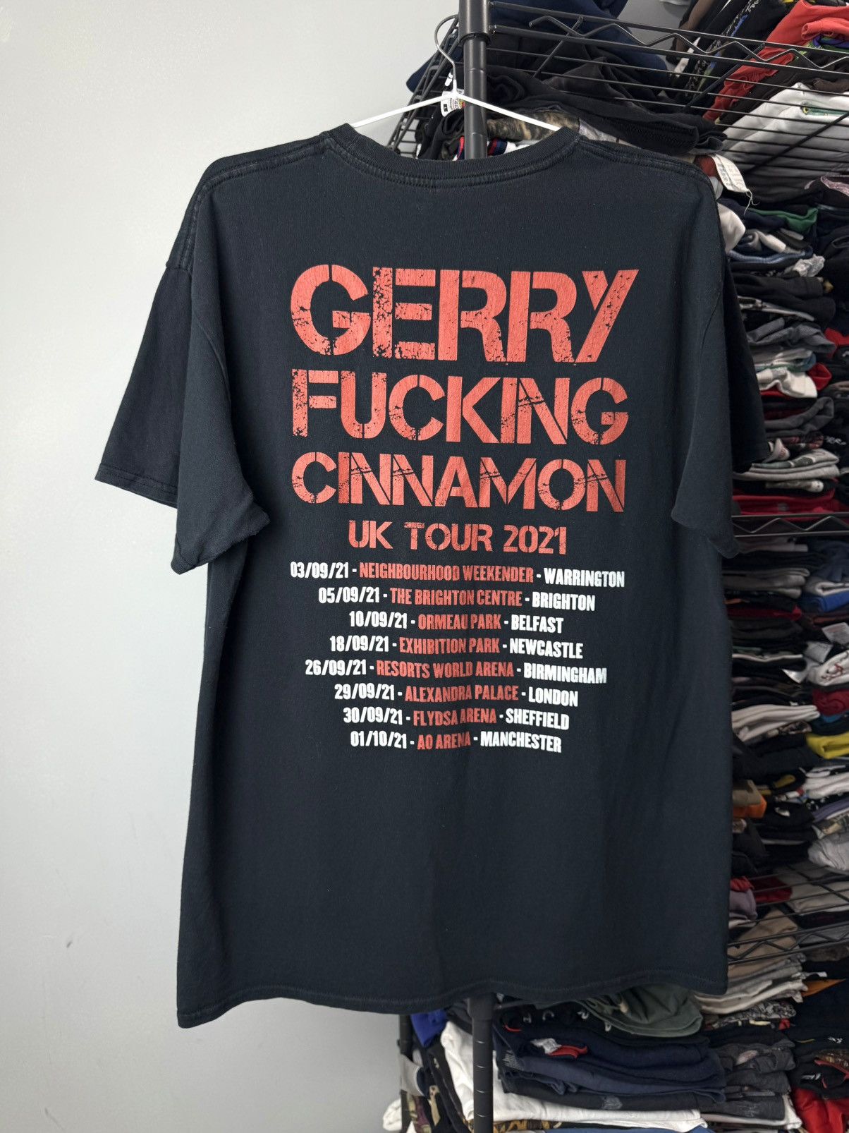 Band Tees Vintage Gerry Cinnamon Band Rock T Shirt Y2K Size US L / EU 52-54 / 3 - 2 Thumbnail