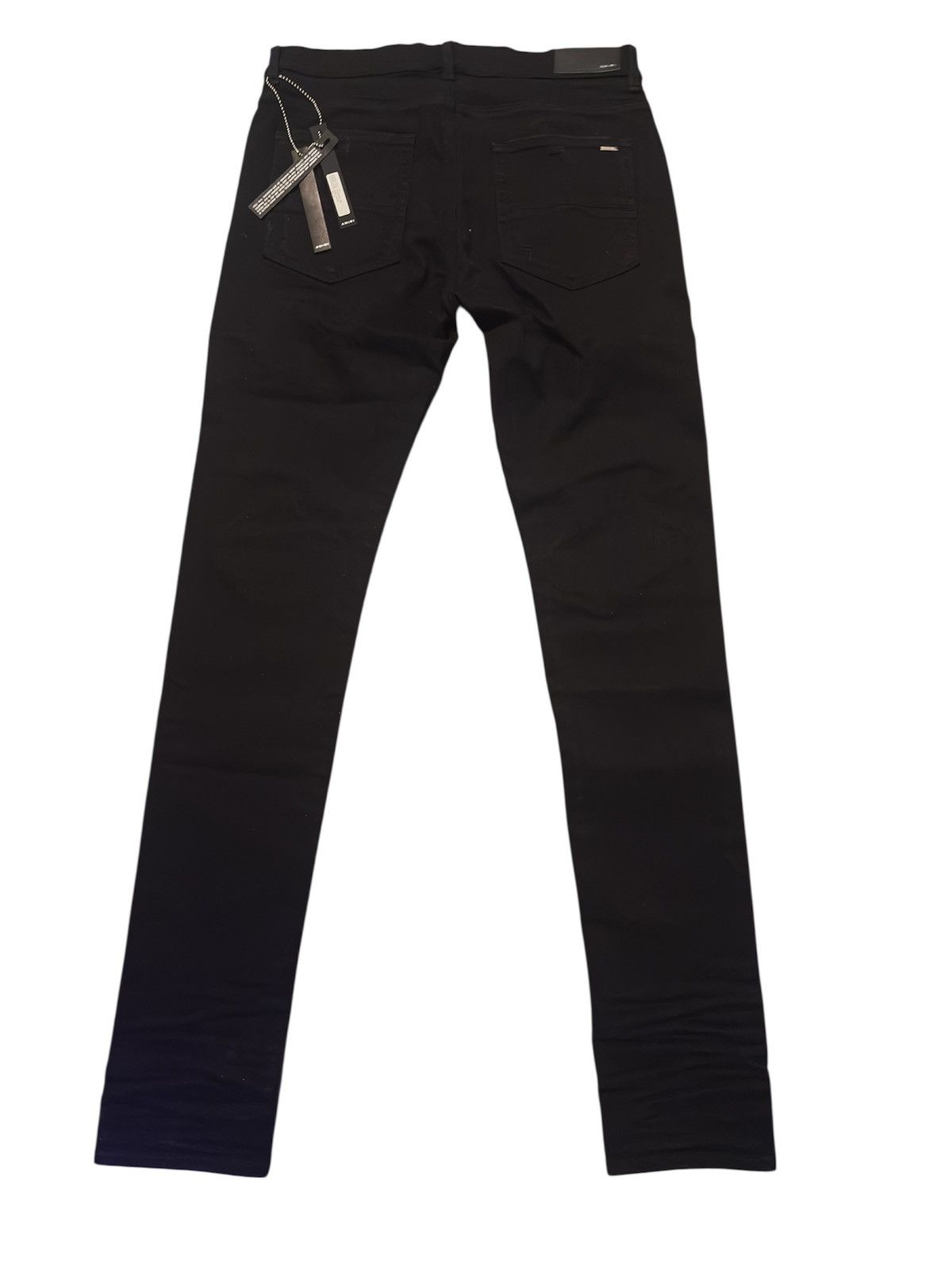 Amiri Amiri Black Silver Patch Mx1 Denim Jeans Size US 36 / EU 52 - 5 Thumbnail
