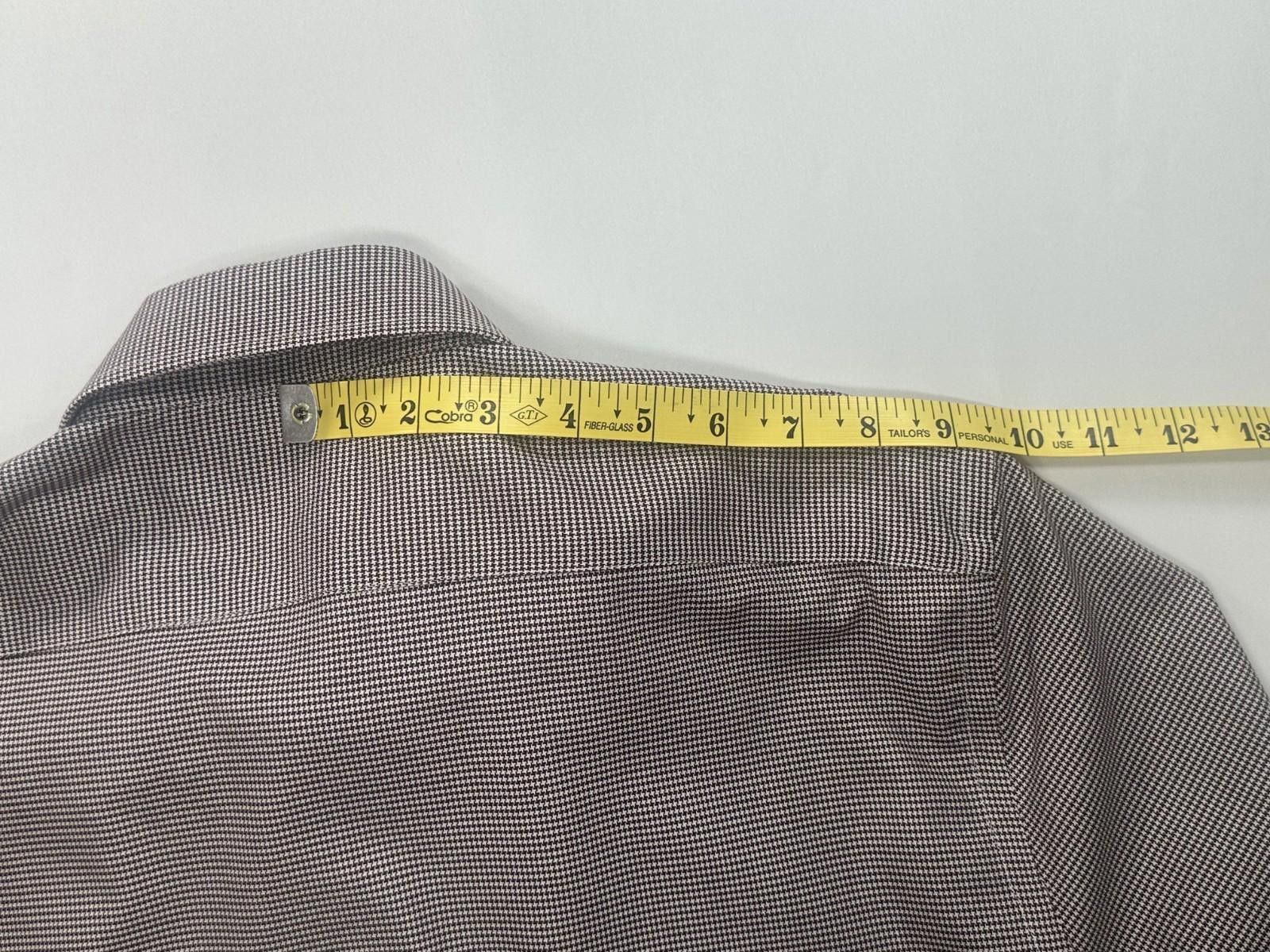 Banana Republic Banana Republic Non-Iron Slim Fit Button Up Red Mens M Size US M / EU 48-50 / 2 - 6 Thumbnail