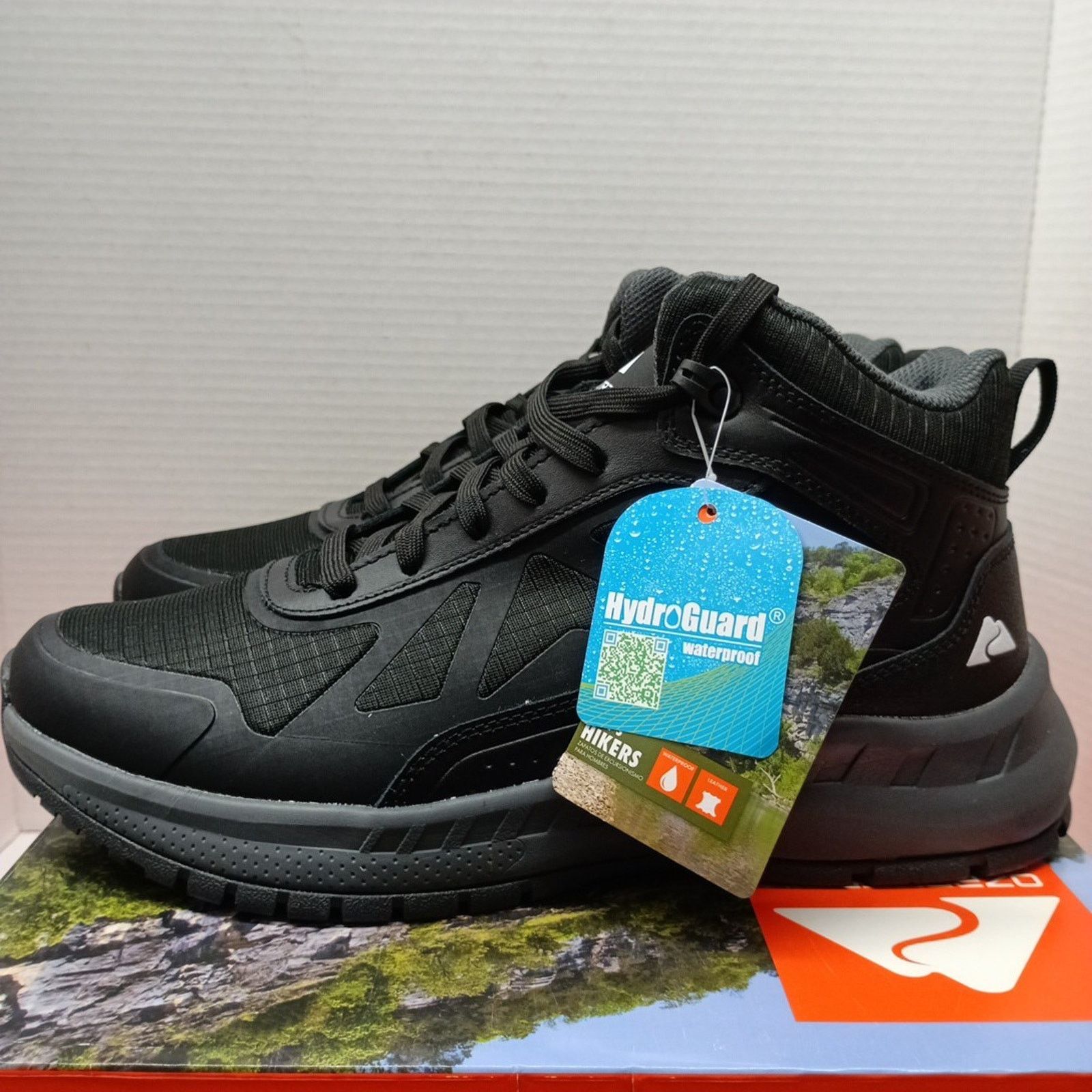 Other Men’s size 10 Ozark Trail Tech Hiker Waterproof Boots Black Size US 10 / EU 43 - 4 Thumbnail