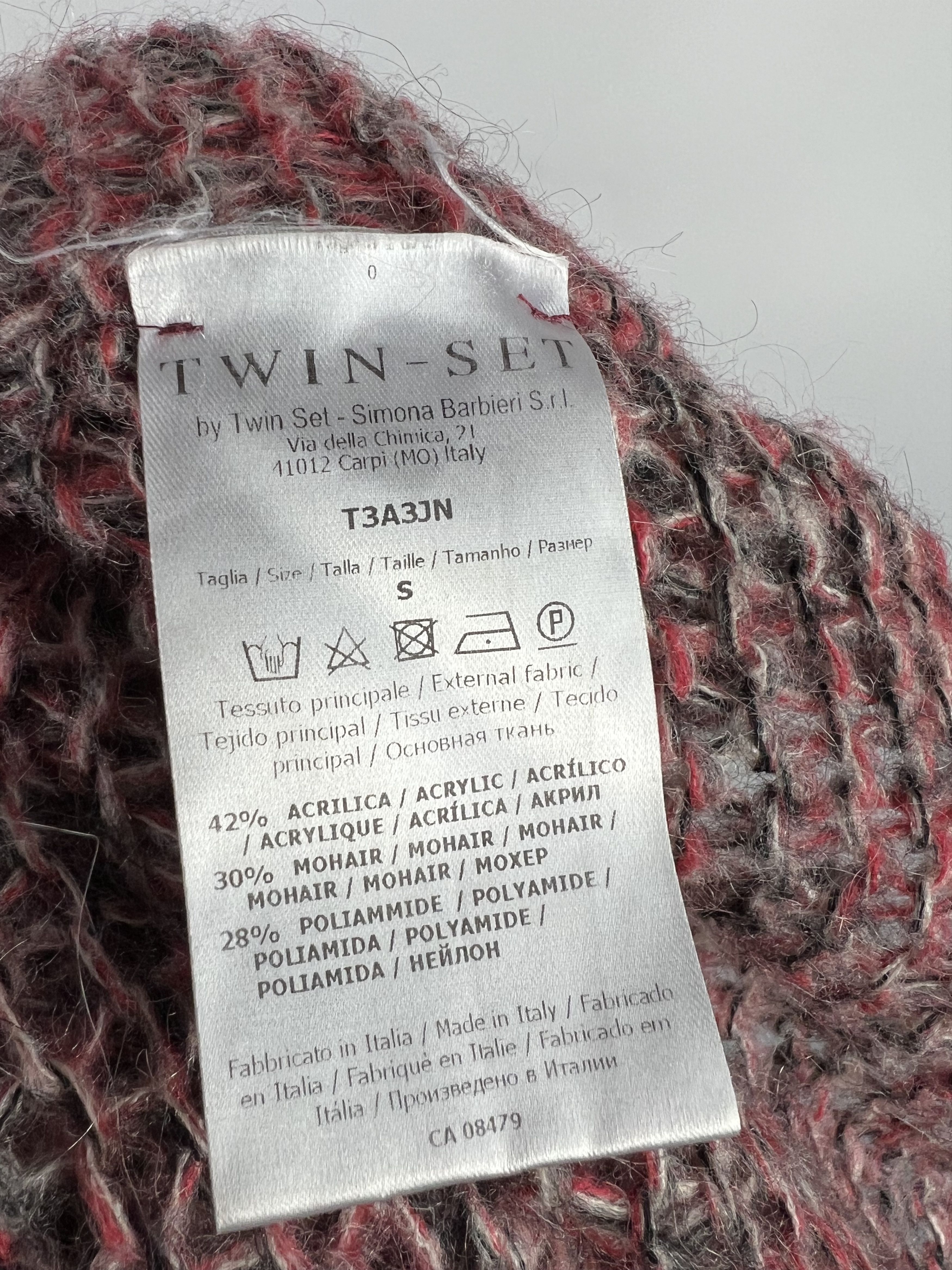 TWINSET Twin-Set Simona Barbieri Mohair Knit Sweater Size S Size S / US 4 / IT 40 - 12 Thumbnail