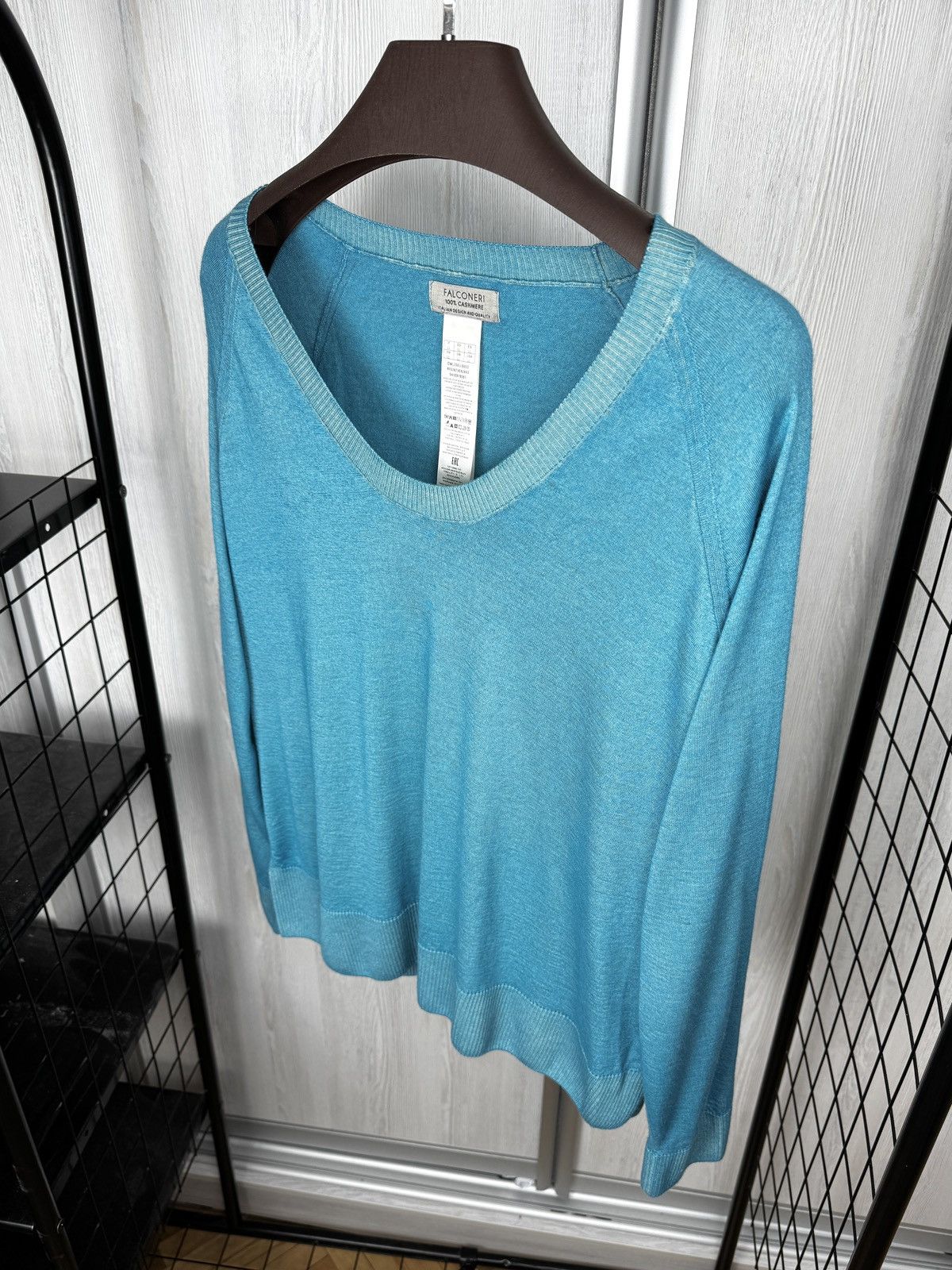 Other Falconeri Ultrafine 100% Cashmere U-Neck Sweater size L Size L / US 10 / IT 46 - 6 Thumbnail
