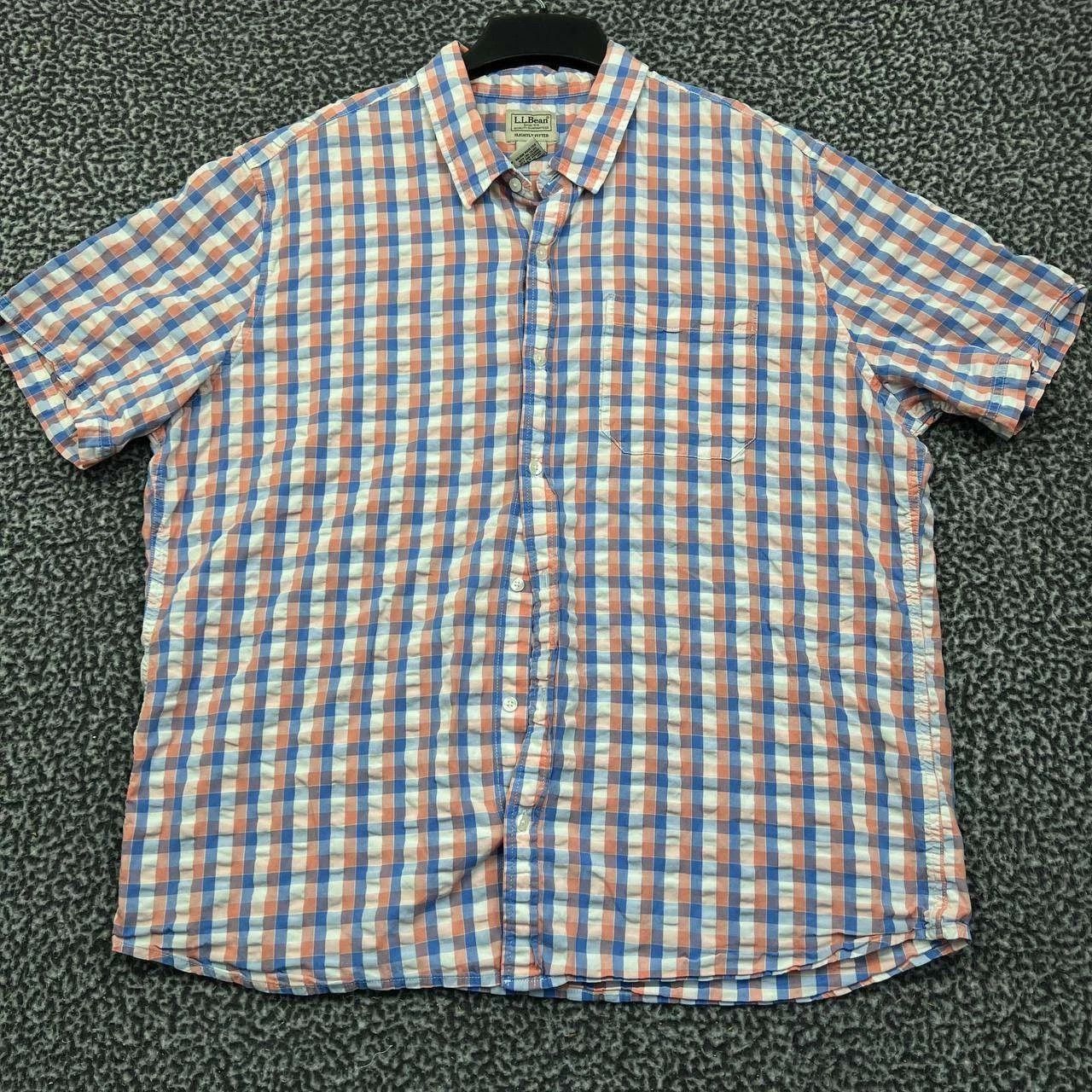 L.L. Bean L.L. Bean Button Up Shirt Men Flannel Plaid Cotton XL Size US XL / EU 56 / 4 - 1 Thumbnail