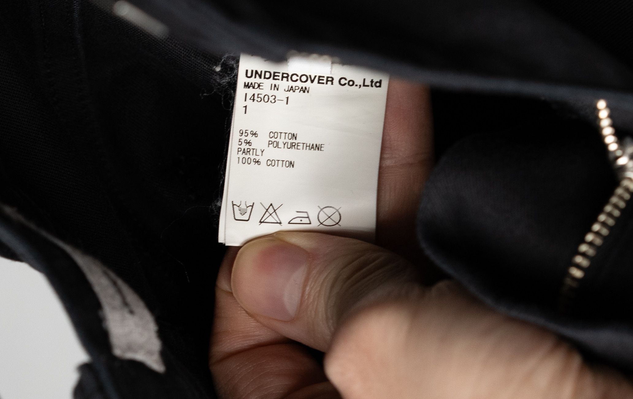 Undercover Slit-knee Slim Stretch Cotton Pants Size US 28 / EU 44 - 9 Thumbnail