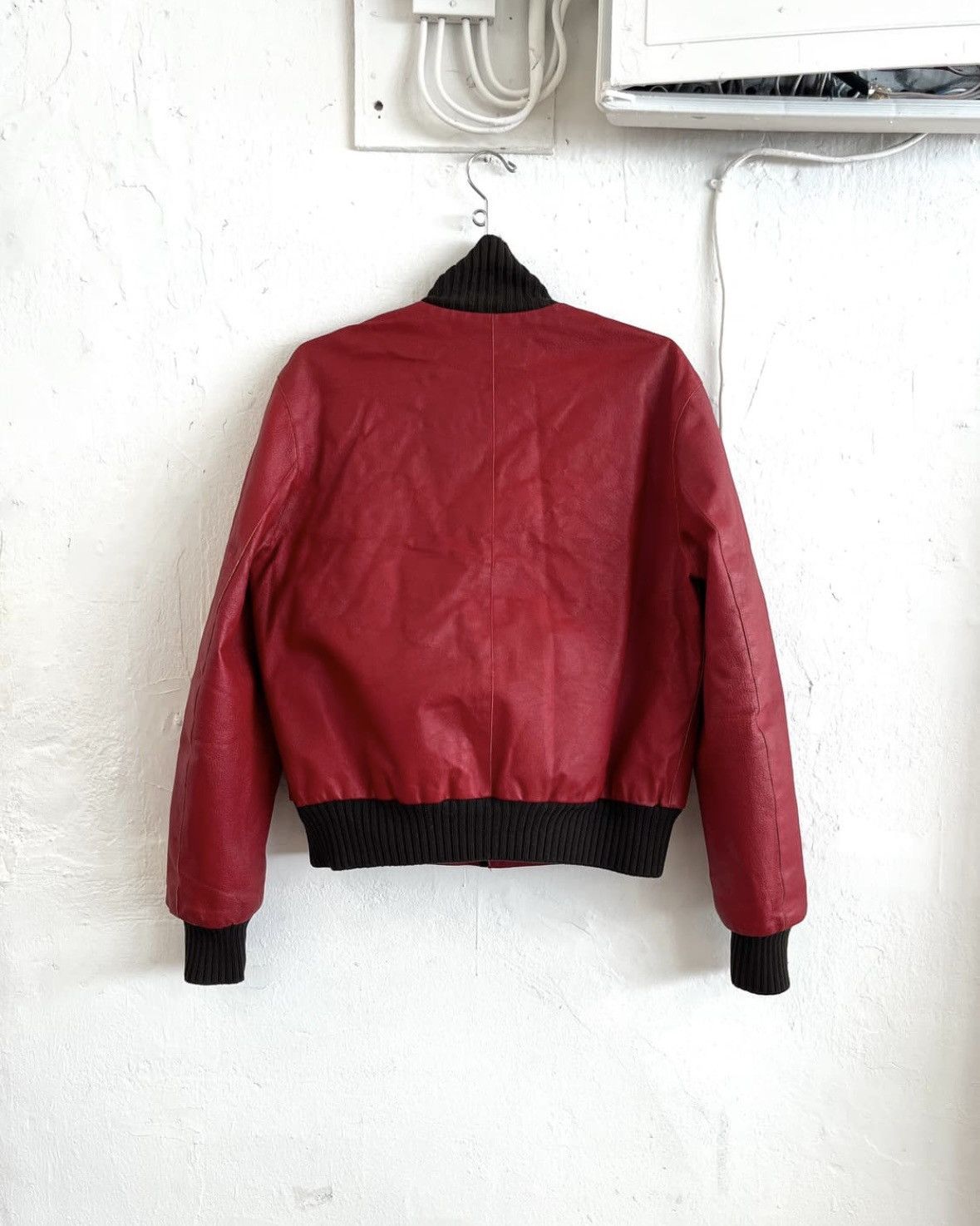 Prada *rare* Prada 00fw Runaway Leather Bomber Size US L / EU 52-54 / 3 - 3 Thumbnail