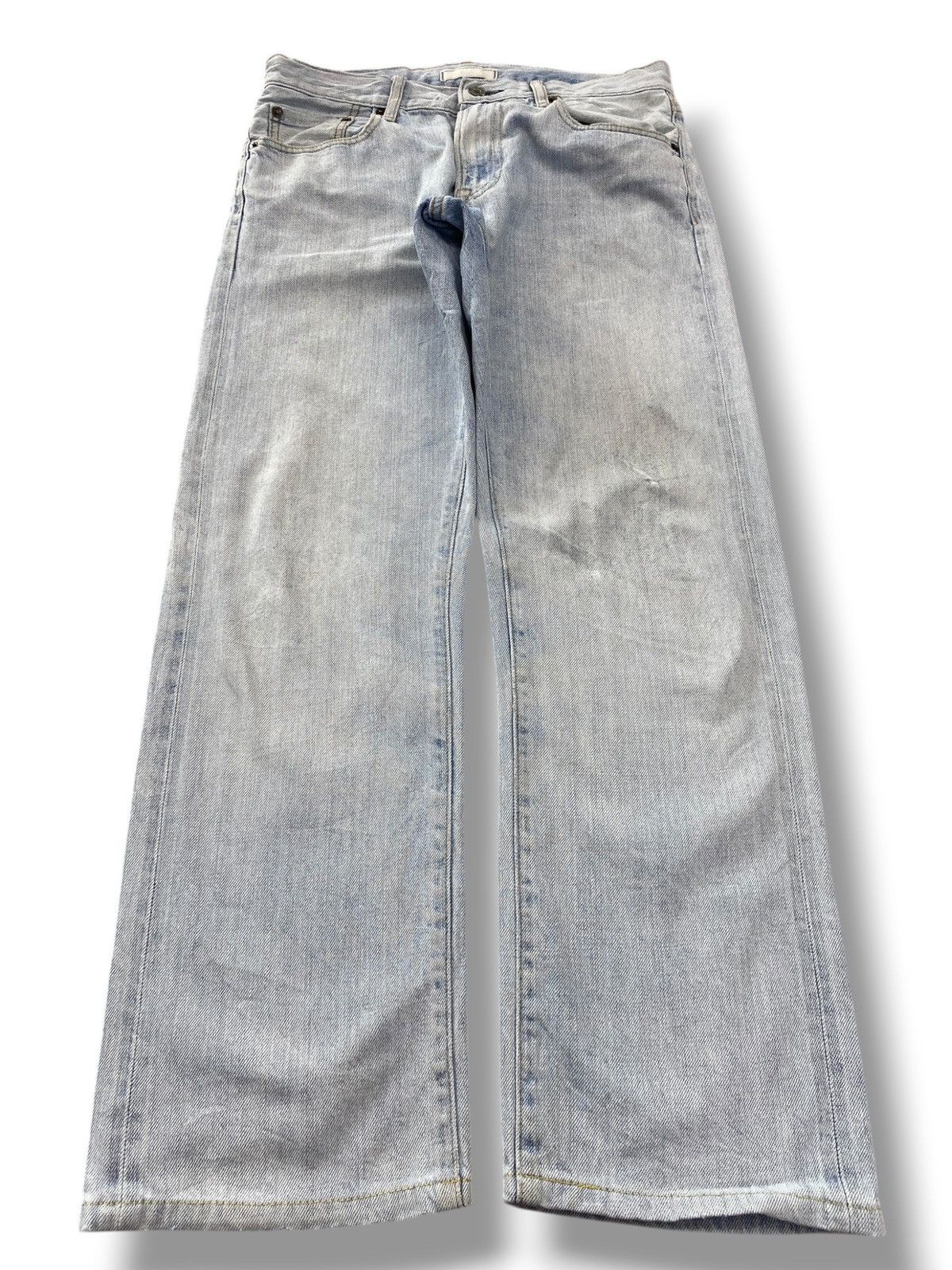 Uniqlo Uniqlo Acid Wash Style Straight Leg Jeans Size US 30 / EU 46 - 1 Thumbnail