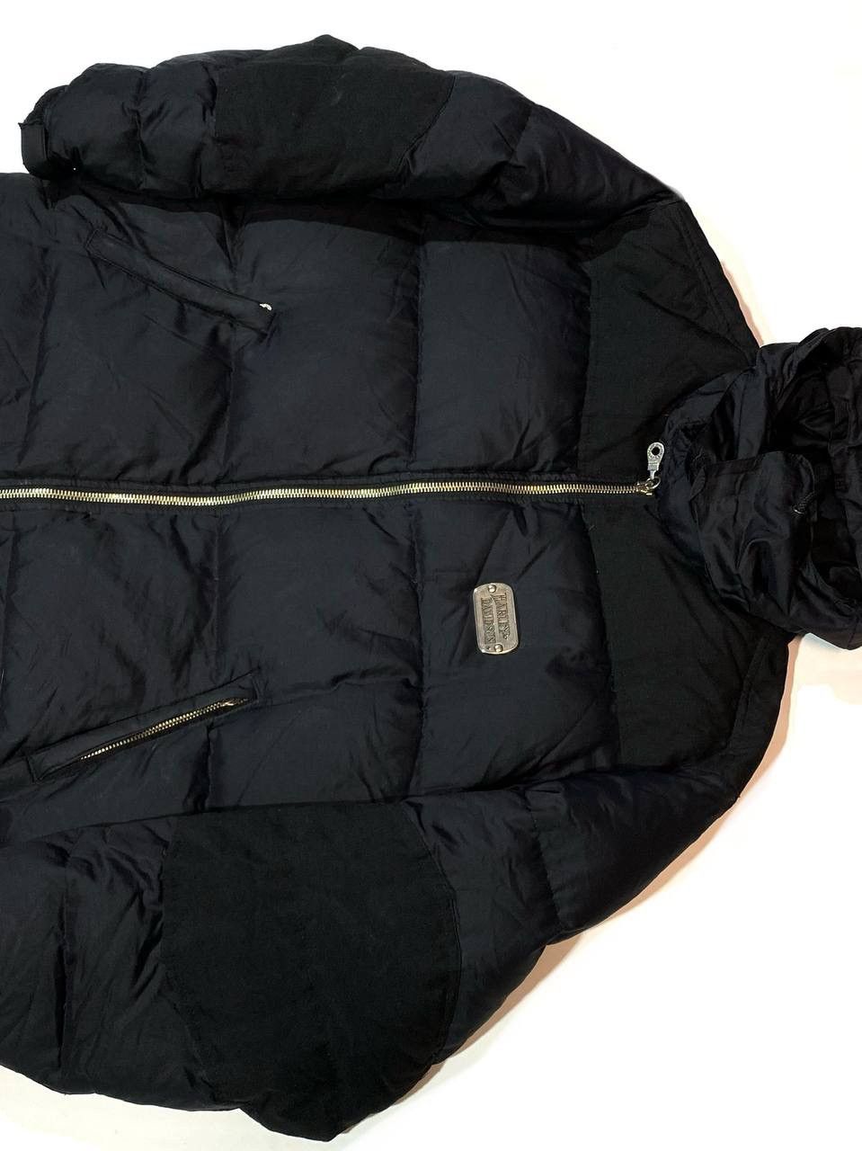 Harley Davidson × Vintage Harley Davidson Down Men Jacket Vintage Made in Italy Size US XL / EU 56 / 4 - 8 Thumbnail