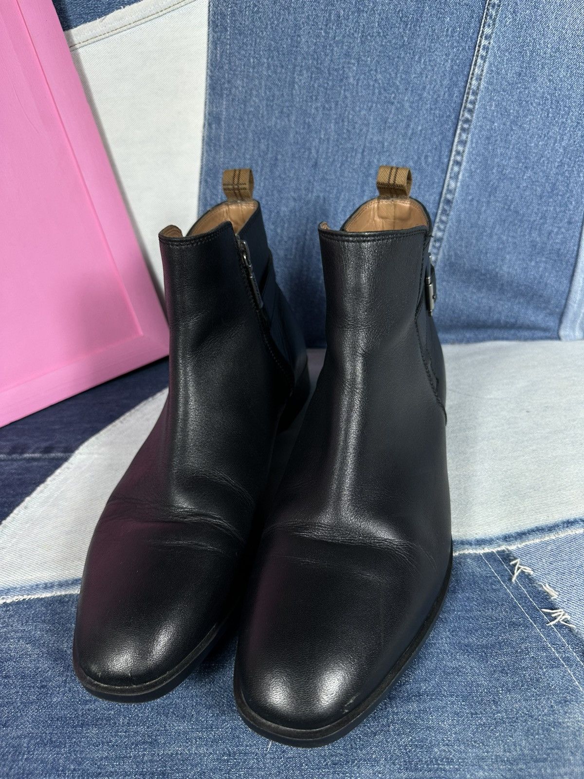 Barbour Barbour Chelsea Ankle Boots Black Leather Woman's Size US 11 / IT 41 - 19 Thumbnail