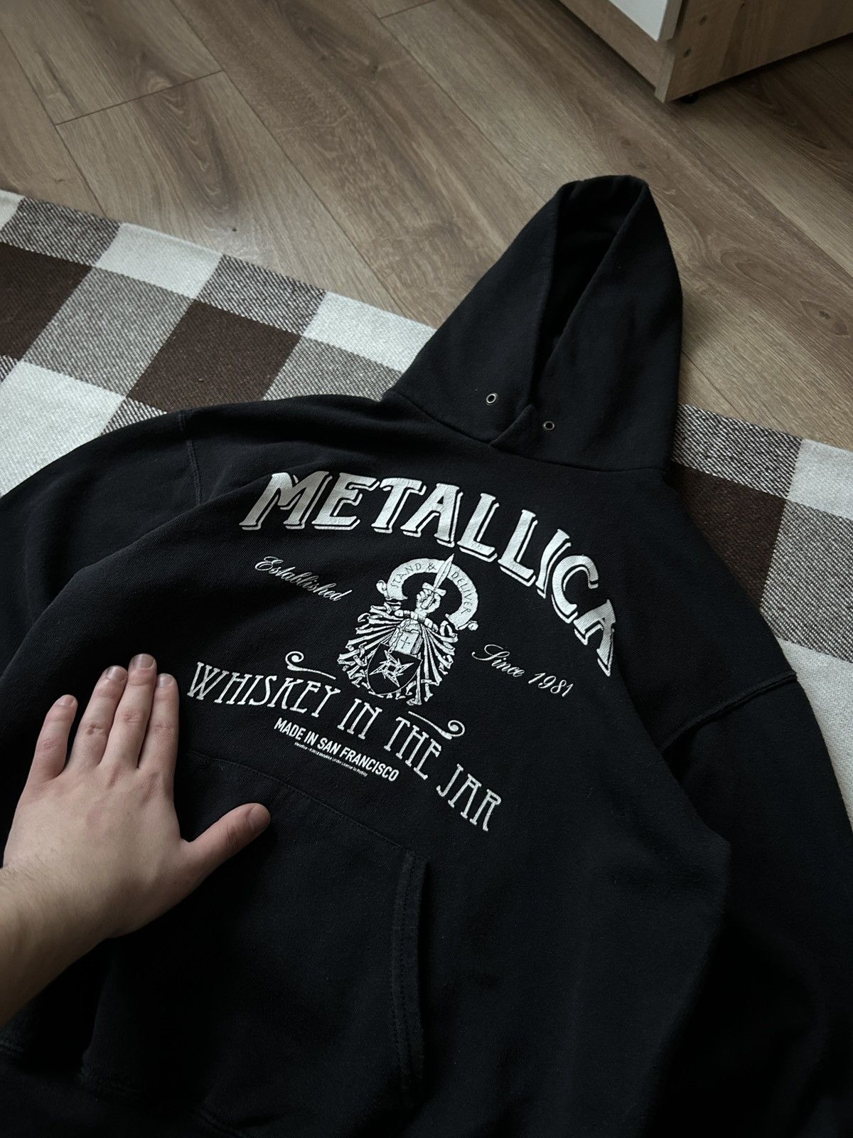 Band Tees × Metallica × Vintage Vintage Metallica “whiskey in the jar” big logo hoodies 2018 Size US M / EU 48-50 / 2 - 2 Thumbnail