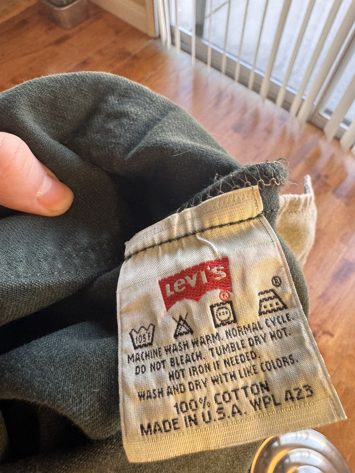 Levi's Green Vintage Made in USA Levis 501 Size US 34 / EU 50 - 4 Thumbnail