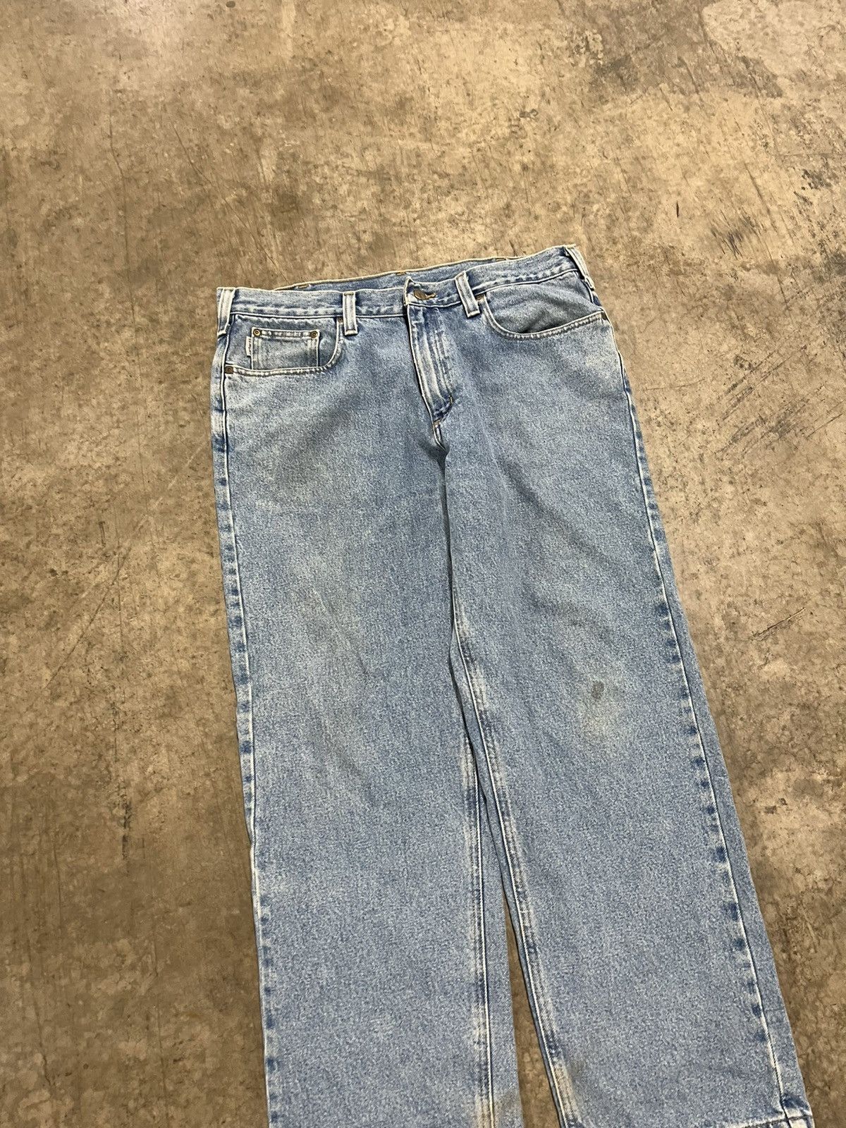 Carhartt × Vintage Carhartt baggy fit denim pants hype rare workwear skater Size US 38 / EU 54 - 8 Thumbnail