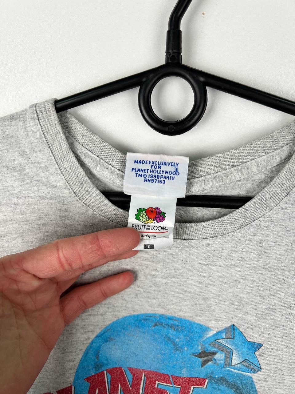 Vintage Planet Hollywood 1998 vintage t-shirts size L Size US L / EU 52-54 / 3 - 6 Thumbnail