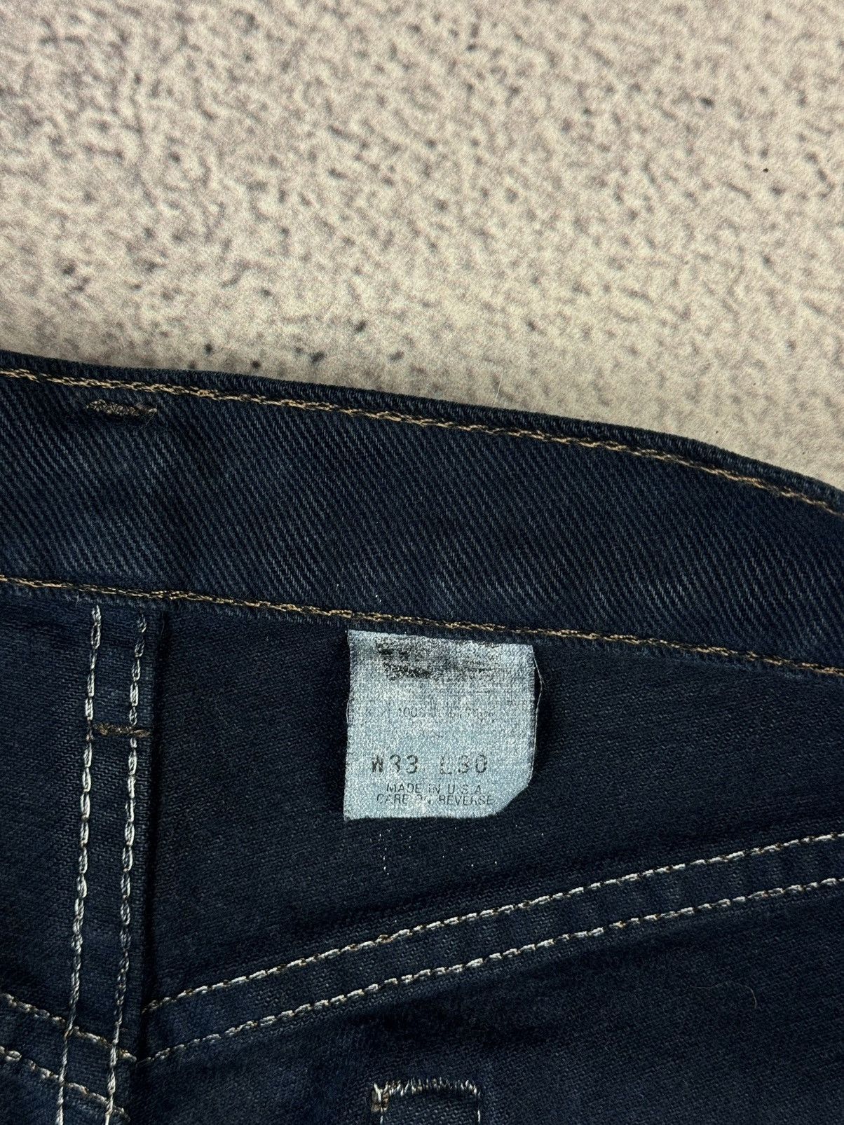 Levi's × Vintage Levis 554 Vintage Made In USA Blue Jeans Size US 33 - 16 Thumbnail