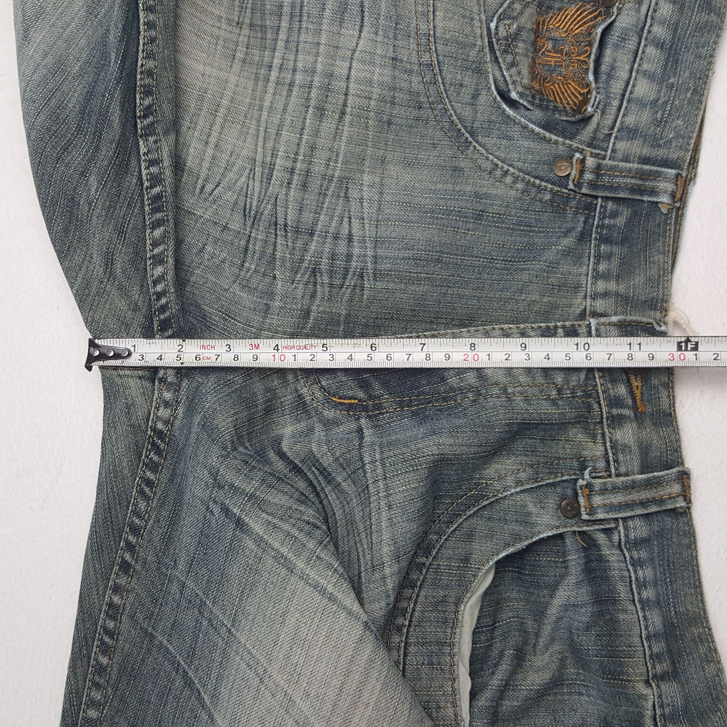 If Six Was Nine × Vintage Vintage Focus USA American Double Knee Bikers Denim Jeans Size US 32 / EU 48 - 11 Thumbnail