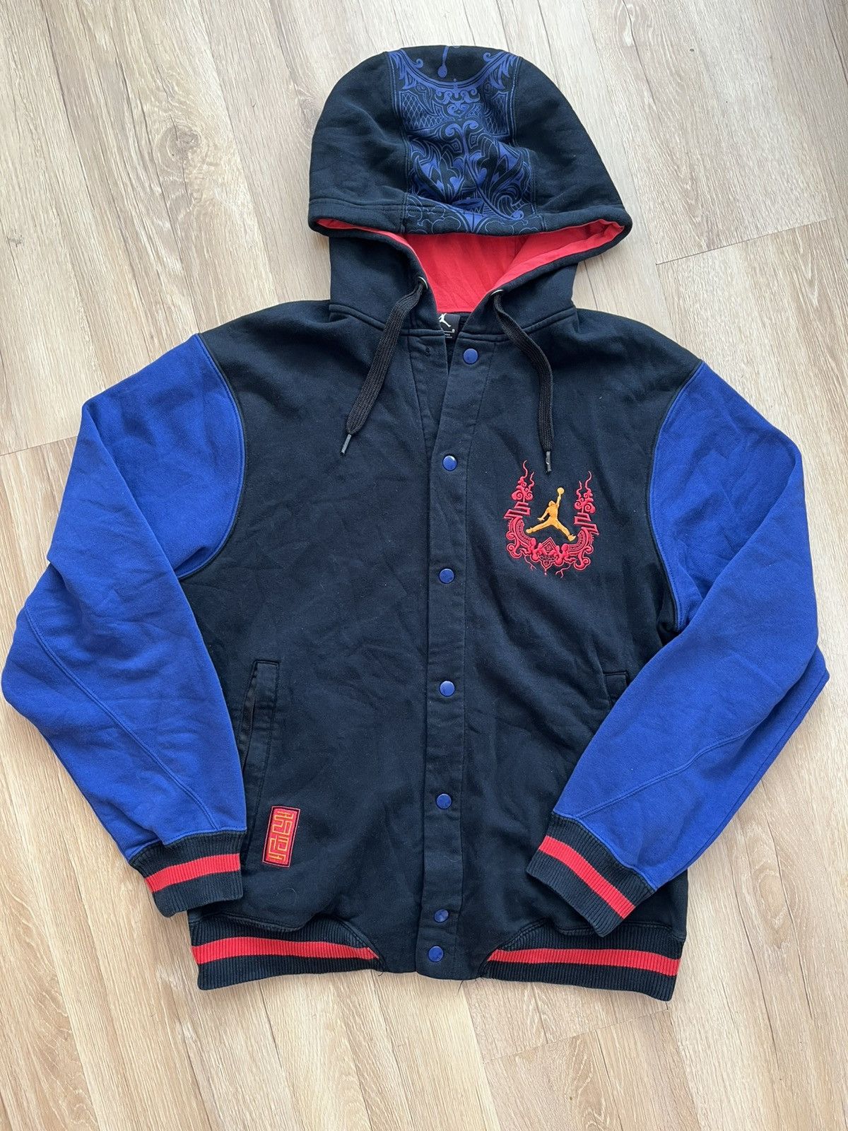 Jordan Brand UltraRare Vintage Air Jordan 6th Sense Varsity Jacket Size US L / EU 52-54 / 3 - 1 Thumbnail