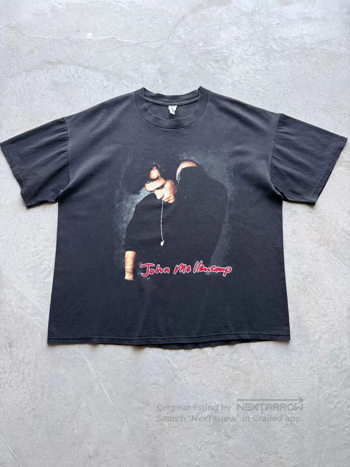 Vintage Vintage 90s John Mellencamp Concert Tee. Size US XL / EU 56 / 4 - 1 Thumbnail