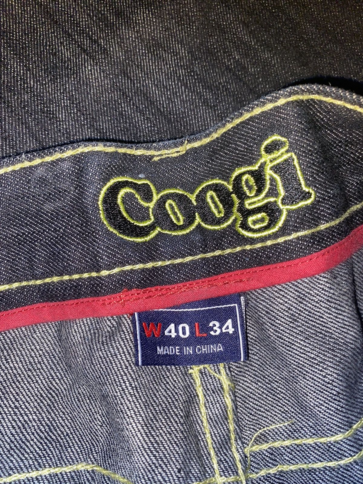 Coogi Coogi Green Bee Embroidery Y2K Denim Size US 34 / EU 50 - 4 Thumbnail