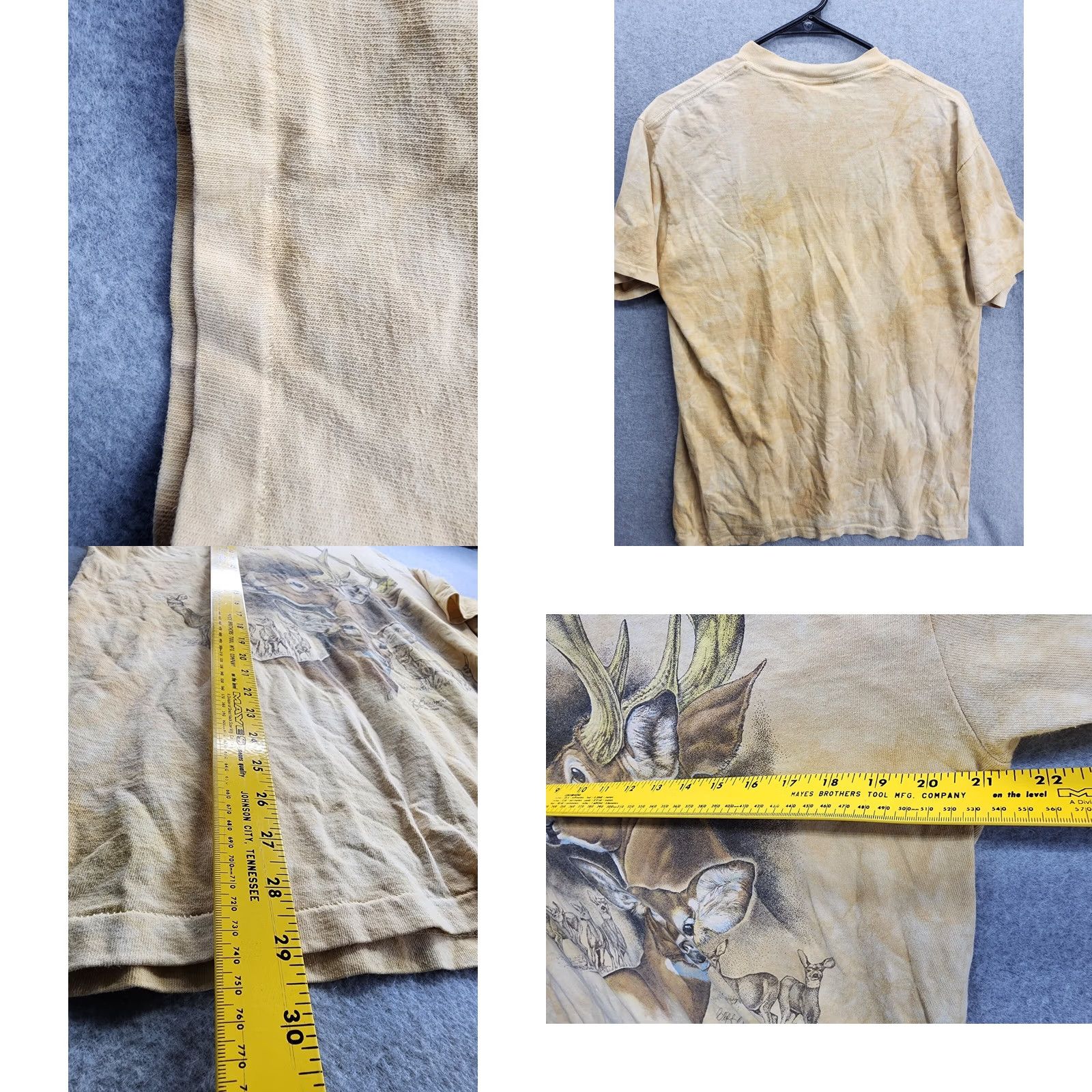 FRED VINTAGE Fred Bear Museum Gainesville Florida Shirt M Gold Men Single Stitch Deer Florida 90s Size US M / EU 48-50 / 2 - 8 Thumbnail