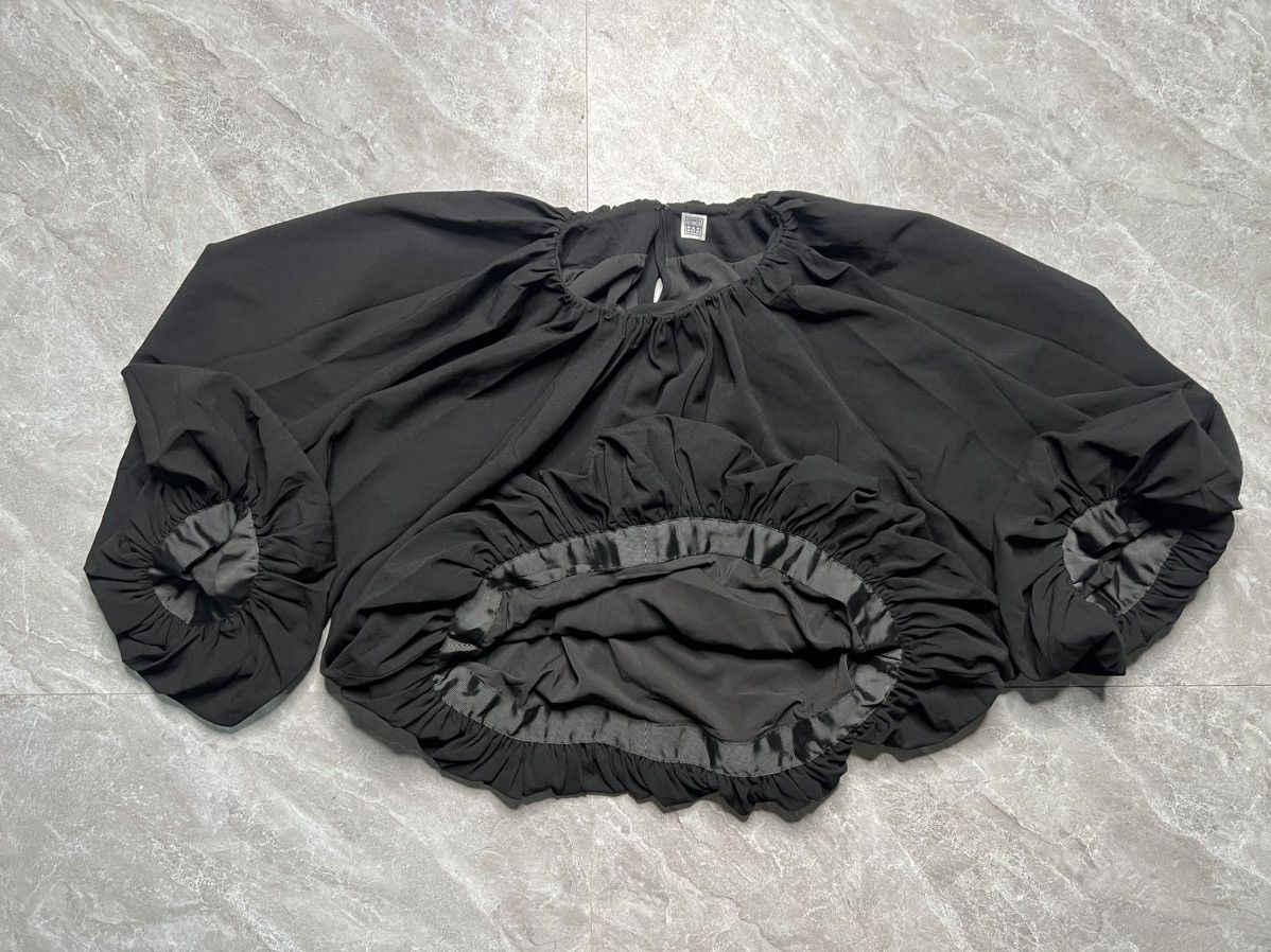Toteme Toteme Ruffled Cocoon Blouse Size XS / US 0-2 / IT 36-38 - 1 Thumbnail