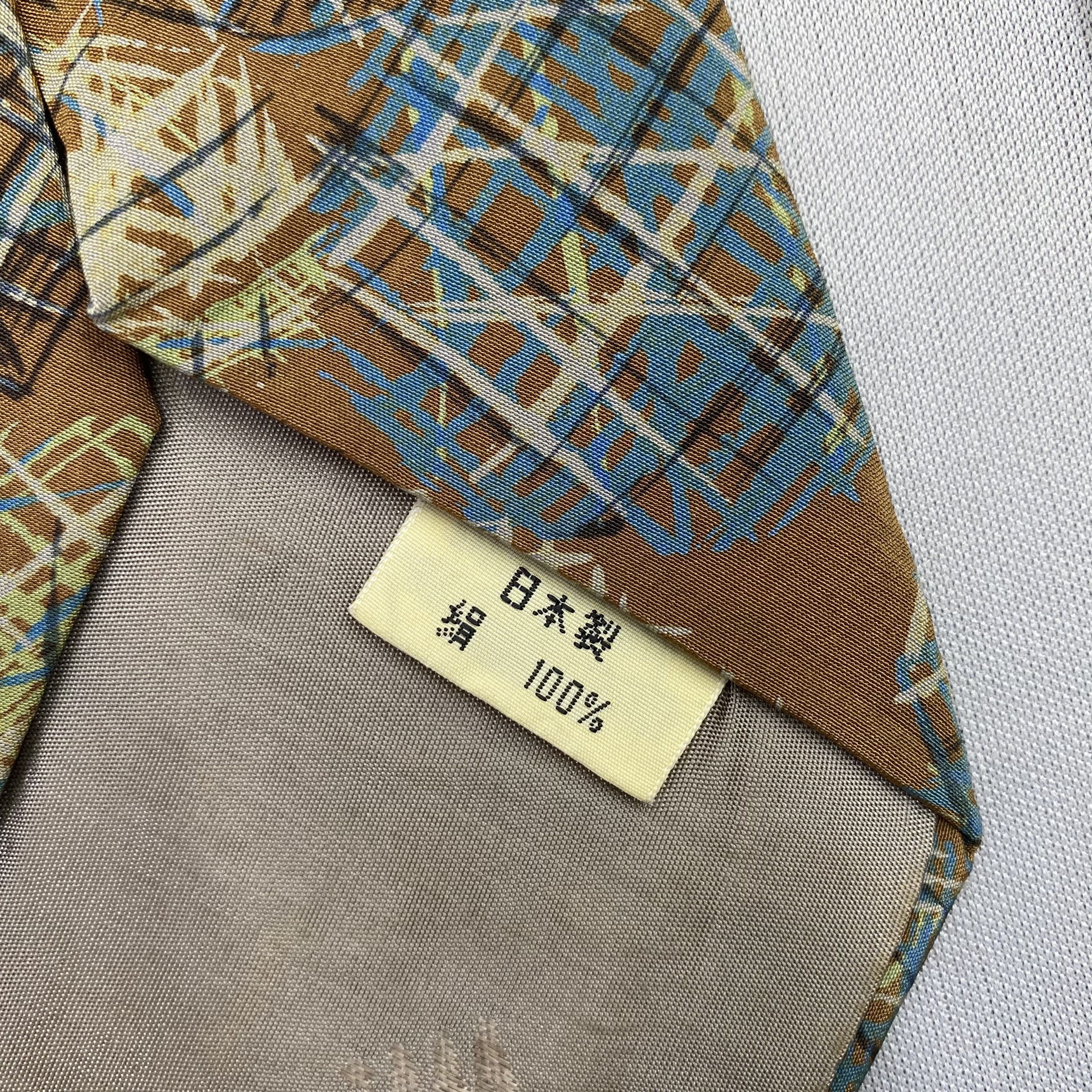 Issey Miyake Vintage Issey Miyake SILK Necktie Cravate Pure Silk Size ONE SIZE - 7 Thumbnail
