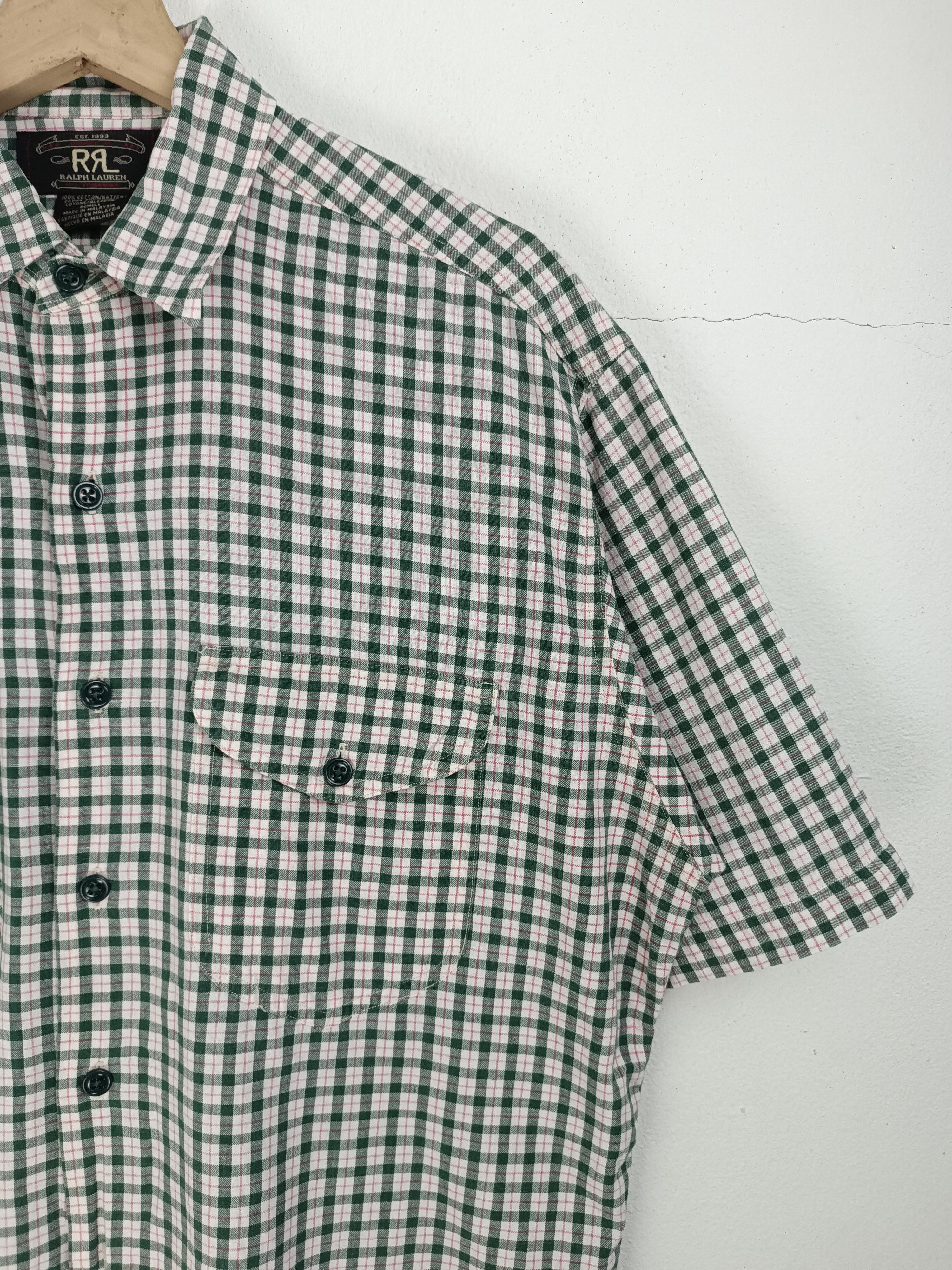 RRL Ralph Lauren VINTAGE RRL RALPH LAUREN BIG & TALL DOUBLE POCKET SHIRTS Size US L / EU 52-54 / 3 - 6 Thumbnail