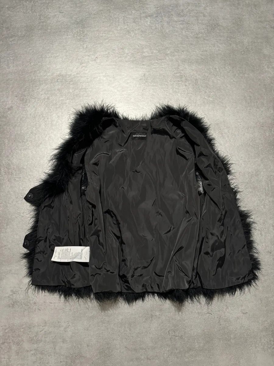 Emporio Armani SS2014 Emporio Armani Black Ostrich Feathers Fur Vest Size XS / US 0-2 / IT 36-38 - 7 Thumbnail