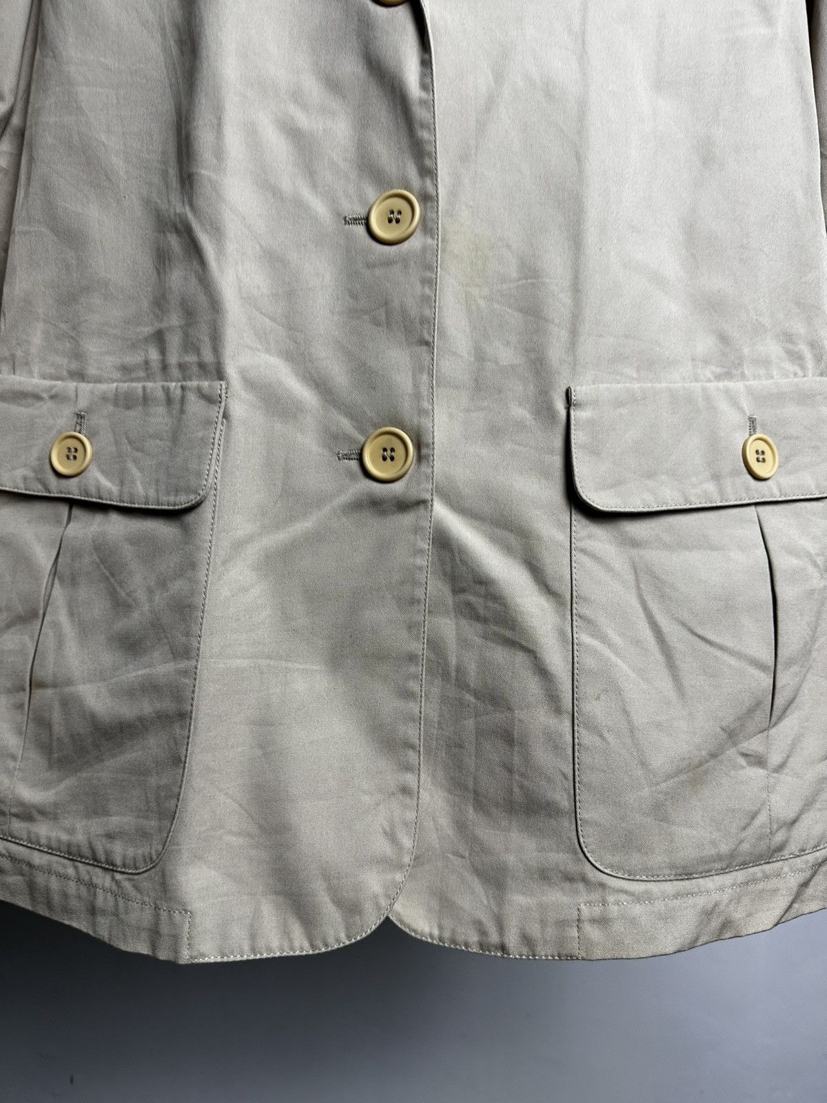 Emporio Armani Emporio Armani Beige Blazer Size US S / EU 44-46 / 1 - 5 Thumbnail