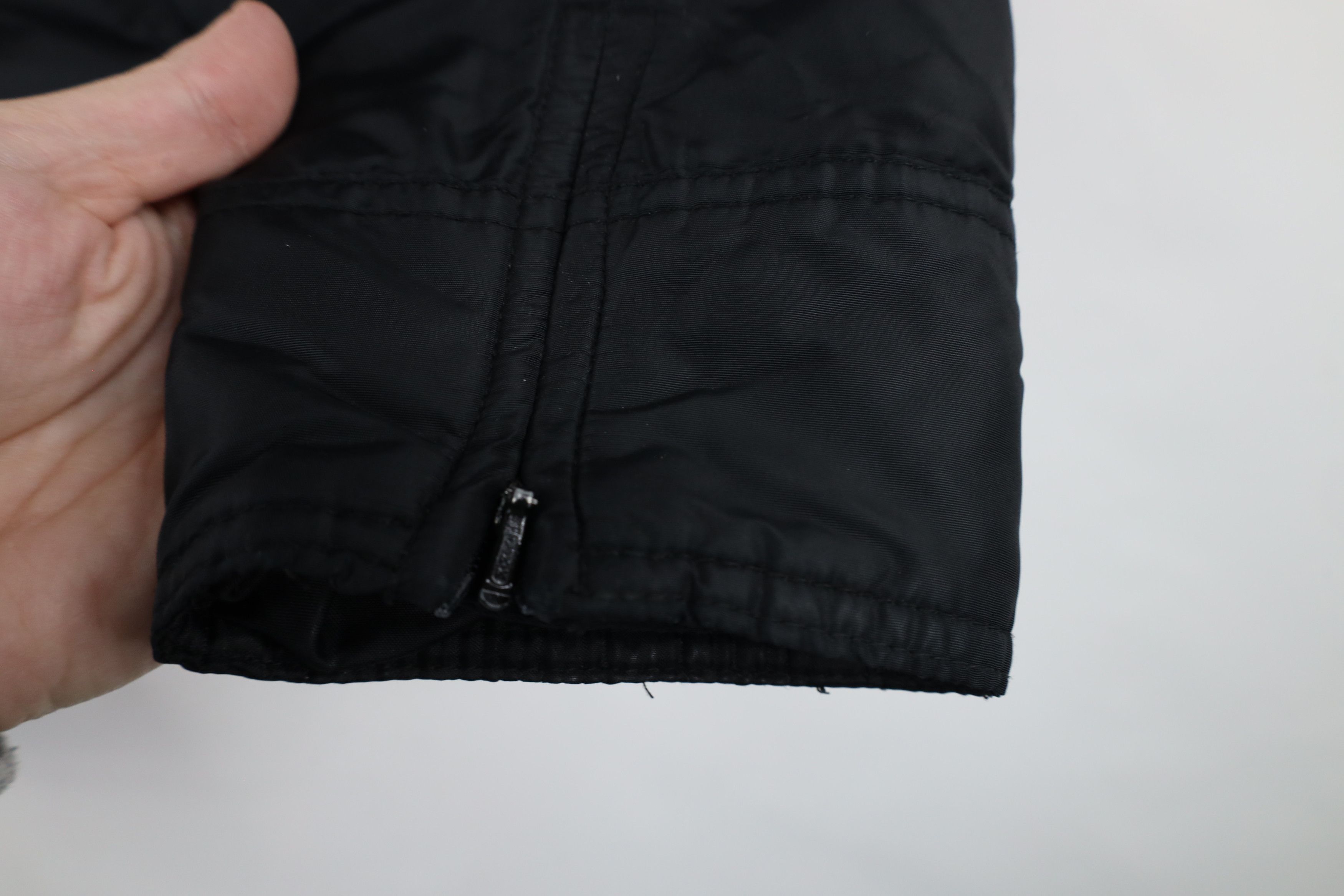 Gap × Vintage Vintage 90s Y2K Gap Full Zip Motorcycle Bomber Jacket Black Size S / US 4 / IT 40 - 5 Thumbnail