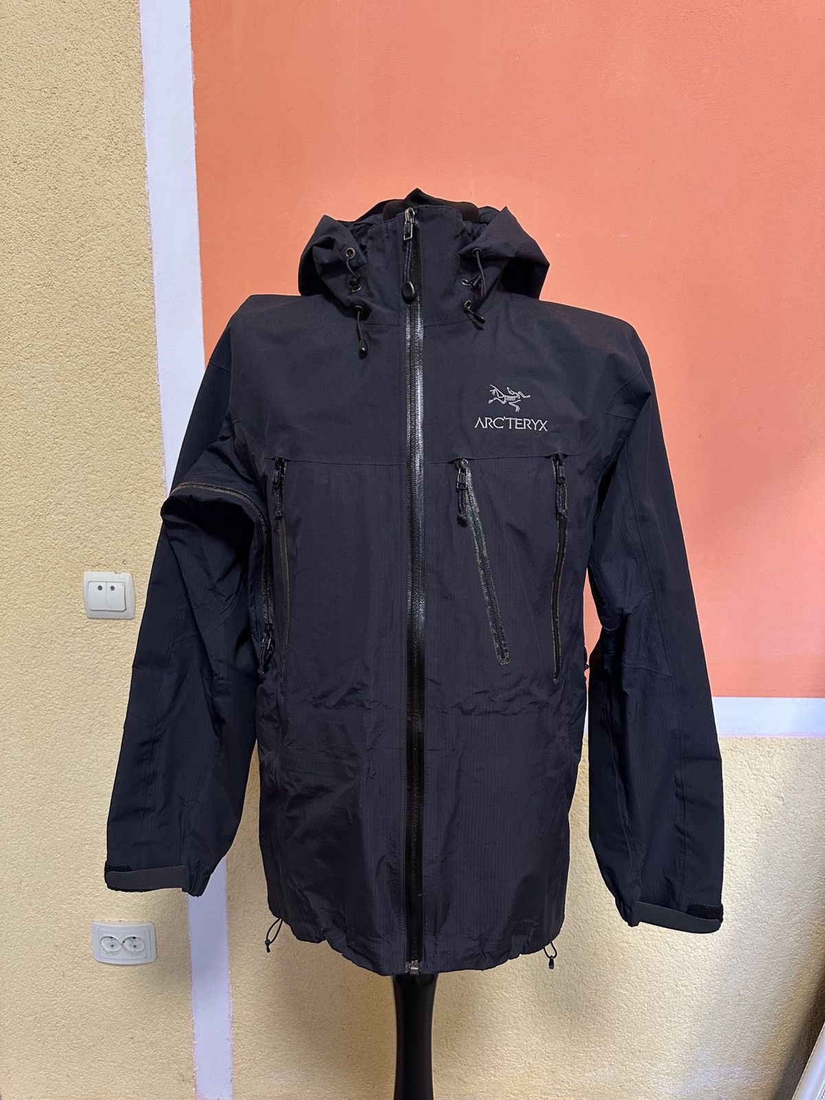 ジャケット・アウター Vintage ARC'TERYX 1998 BETA LT XL SHADOW Arc'teryx ARCTERYX 1998 beta LT shell jacket shadow L size
