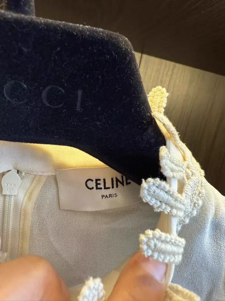 Celine New Celine Heavily Embellished Shirt Size S / US 4 / IT 40 - 4 Thumbnail