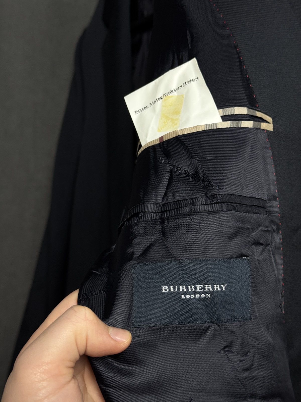 Burberry × Vintage Burberry Vintage Blazer Jacket Wool Golden Buttons Rare Size US L / EU 52-54 / 3 - 4 Thumbnail
