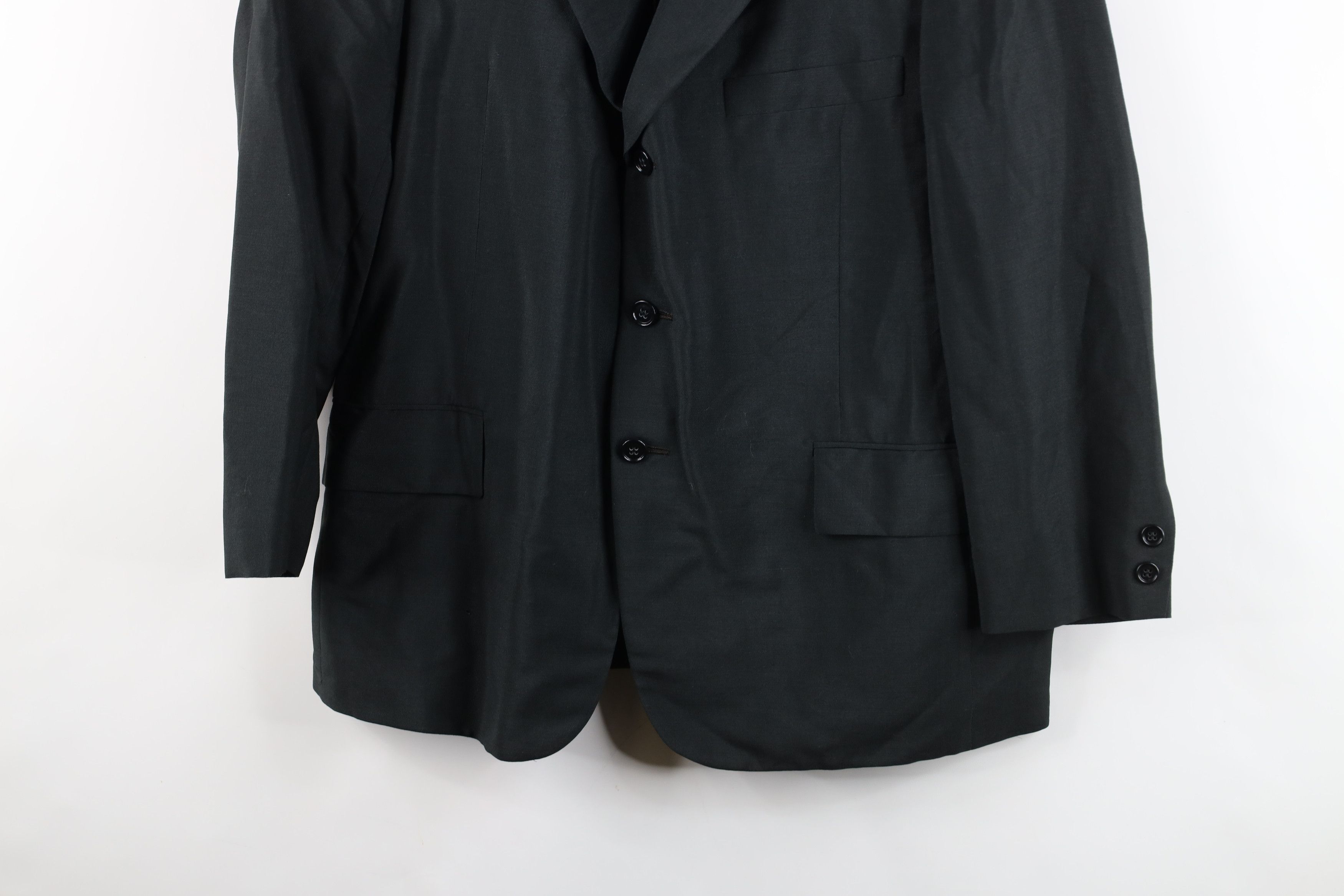Vintage Vintage 60s Streetwear Suit Coat Blazer Jacket Dark Green Size US XL / EU 56 / 4 - 3 Thumbnail