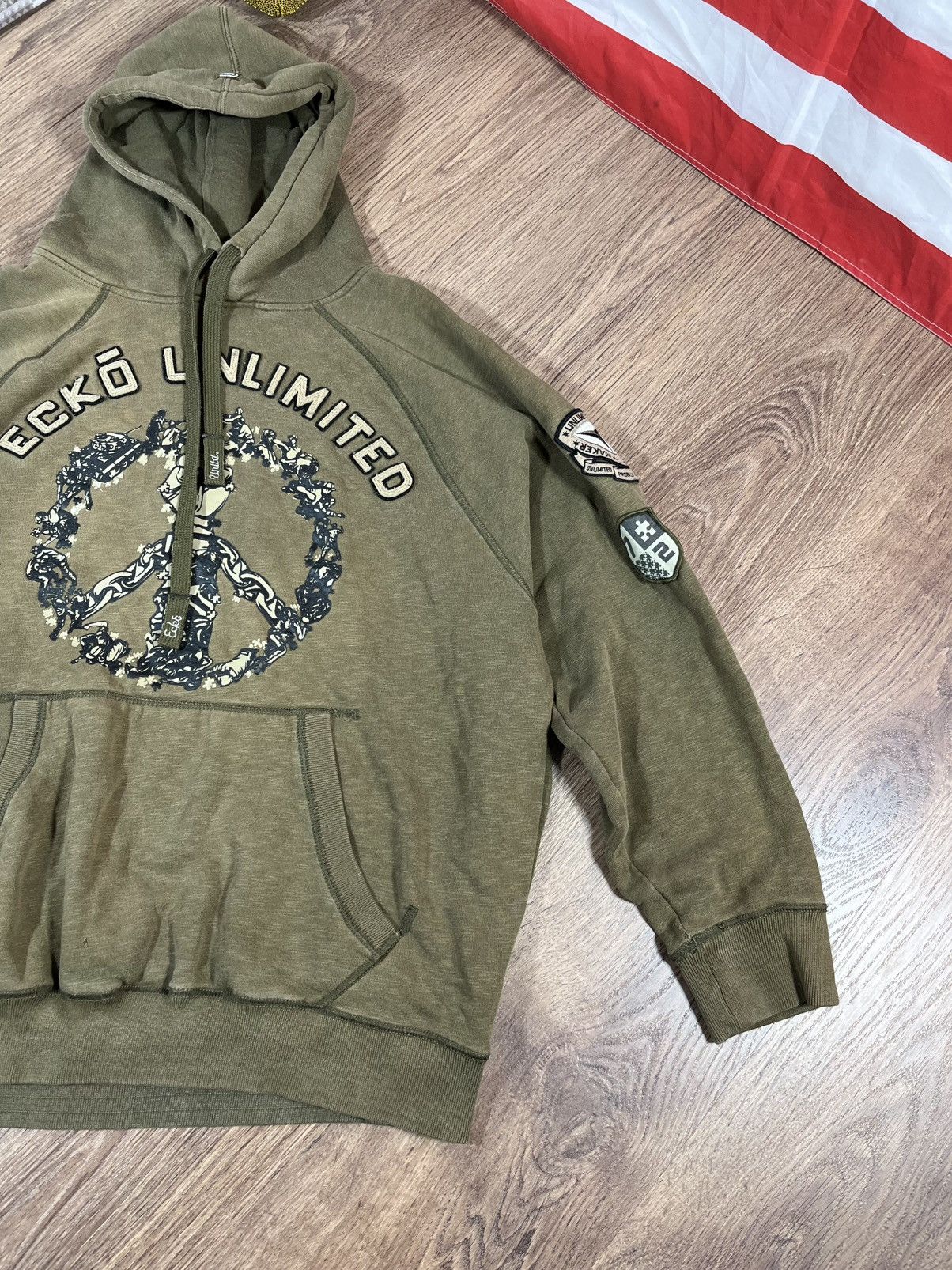 Ecko Unltd. Vintage Rare Ecko UNLTD Hoodie Limited Master Piece Collec.. Size US L / EU 52-54 / 3 - 3 Thumbnail