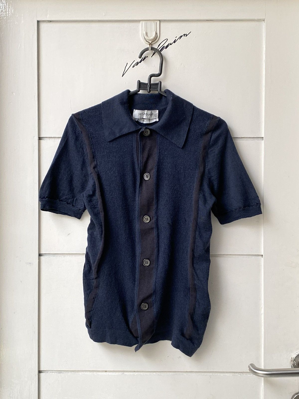 YSL Yves Saint Laurent Knit Polo Shirt