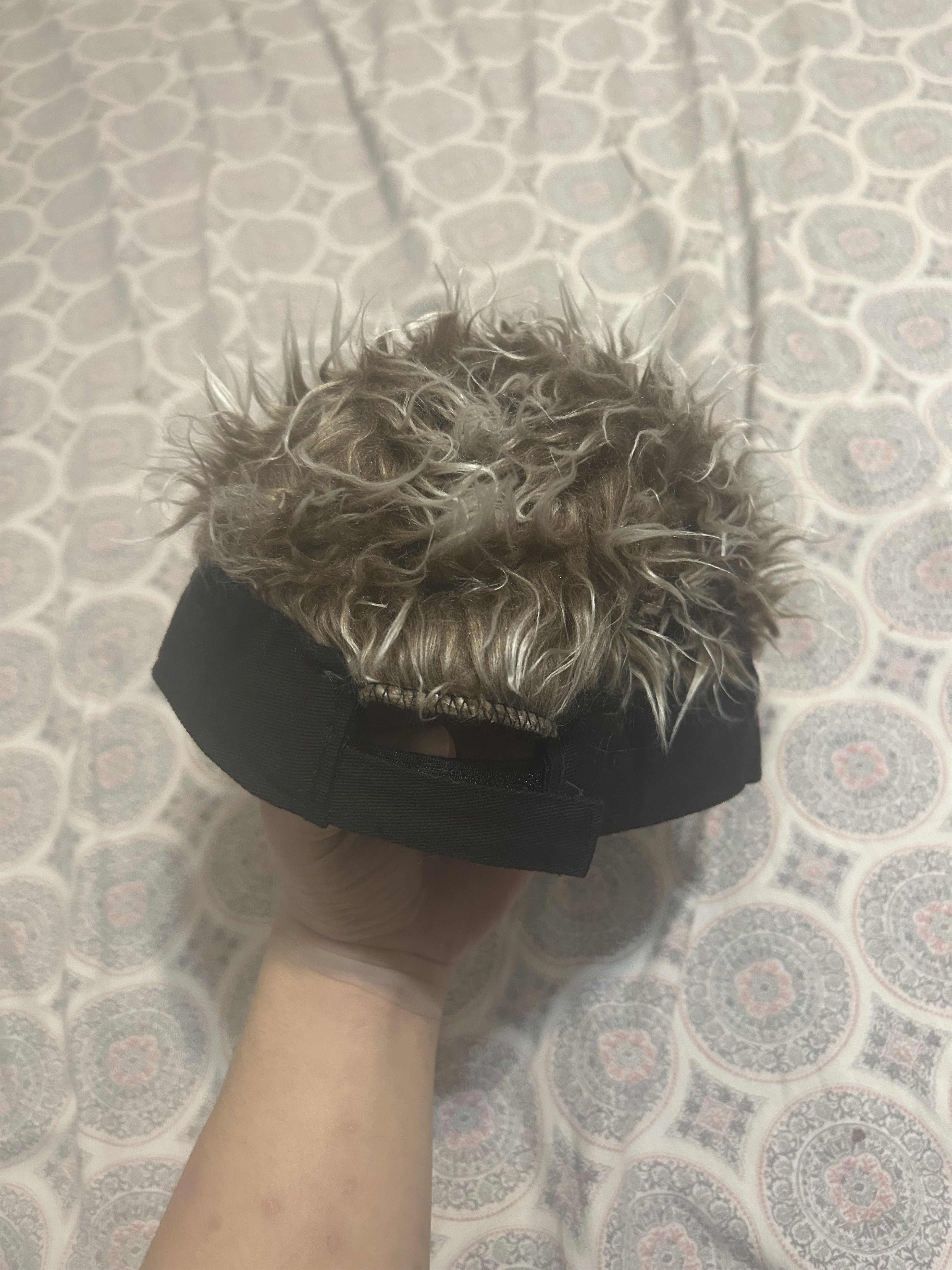Other Frosted Tips Wig Novelty Hat with Hair Size ONE SIZE - 2 Thumbnail